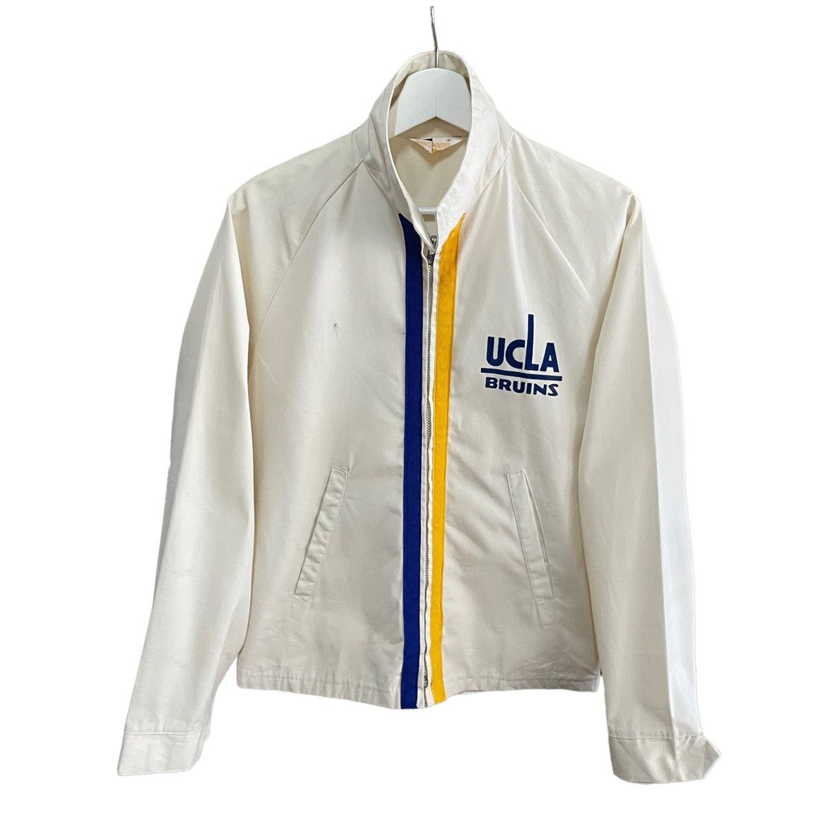 Vintage 💥 70s UCLA BRUIN ZIPPER LIGHT JACKET Size US M / EU 48-50 / 2 - 1 Thumbnail