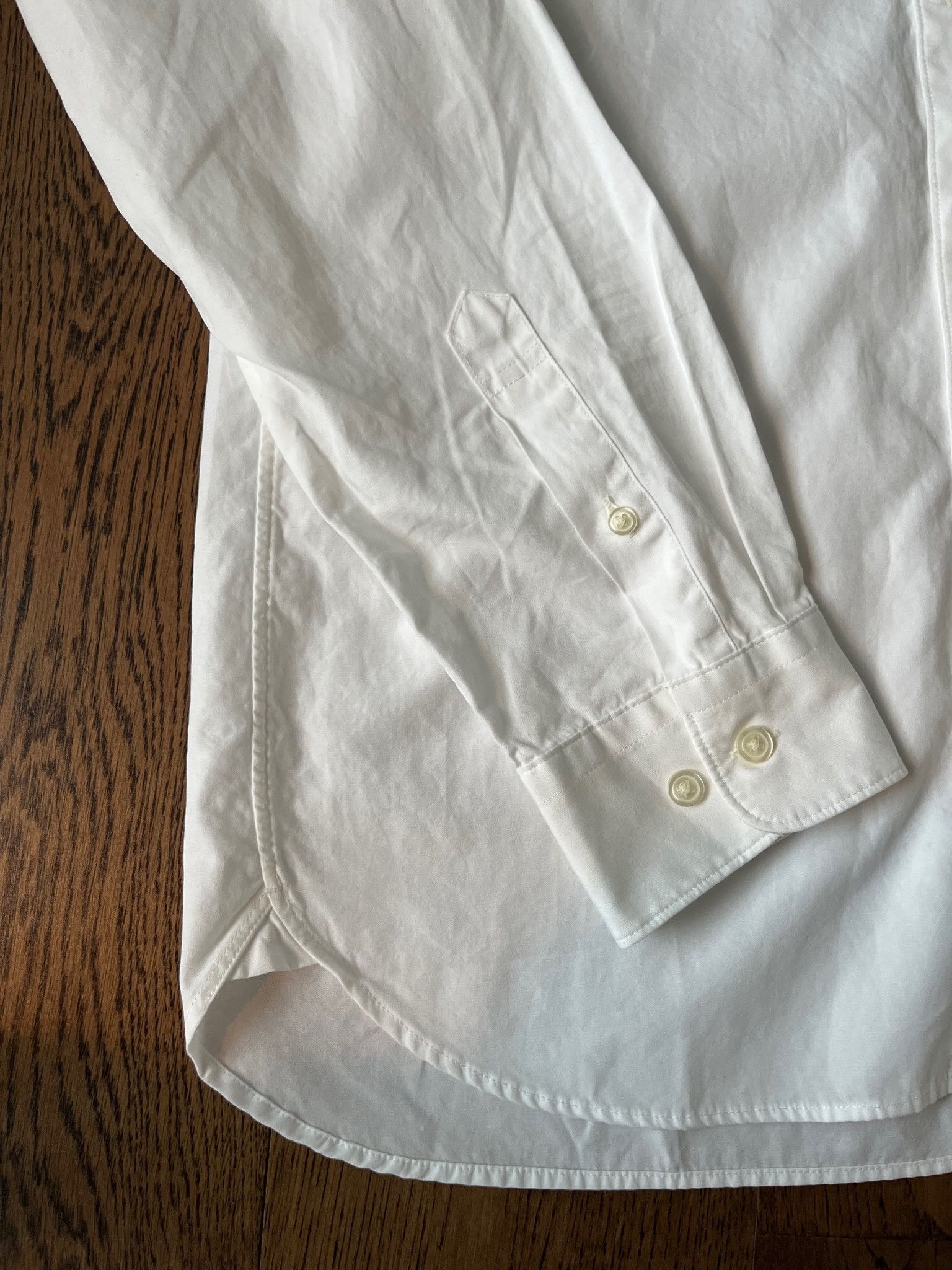 Muji MUJI Japan Organic Cotton Men Minimal Artist White Shirt Size US L / EU 52-54 / 3 - 6 Thumbnail
