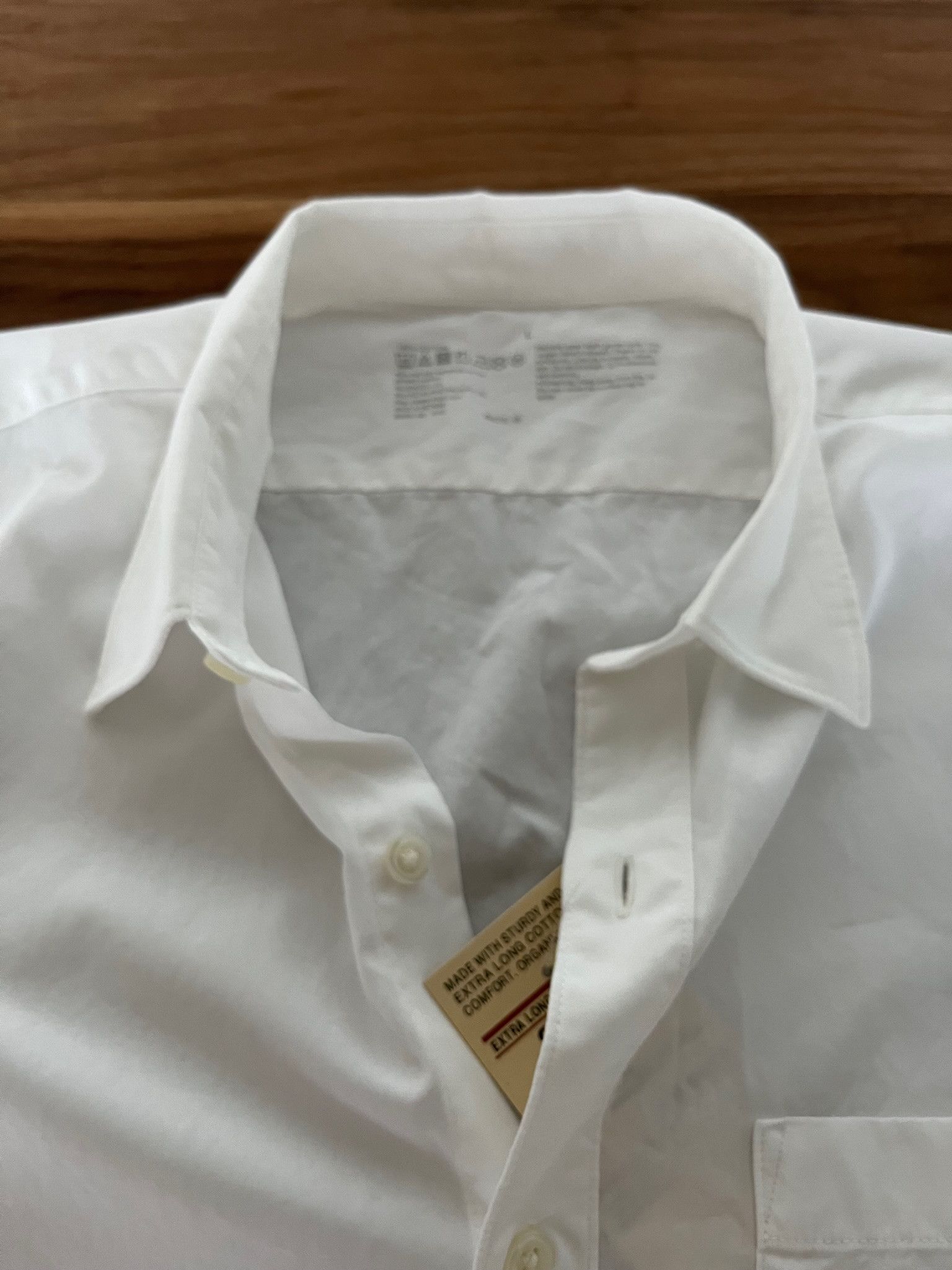 Muji MUJI Japan Organic Cotton Men Minimal Artist White Shirt Size US L / EU 52-54 / 3 - 7 Thumbnail