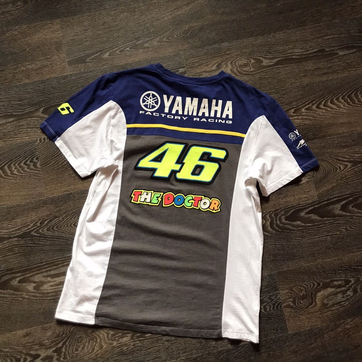 Vintage × Yamaha Yamaha Factory Moto Racing T-Shirt Size US XL / EU 56 / 4 - 1 Thumbnail