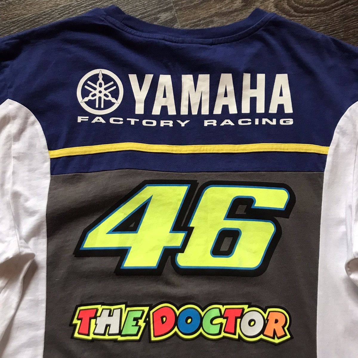 Vintage × Yamaha Yamaha Factory Moto Racing T-Shirt Size US XL / EU 56 / 4 - 8 Thumbnail