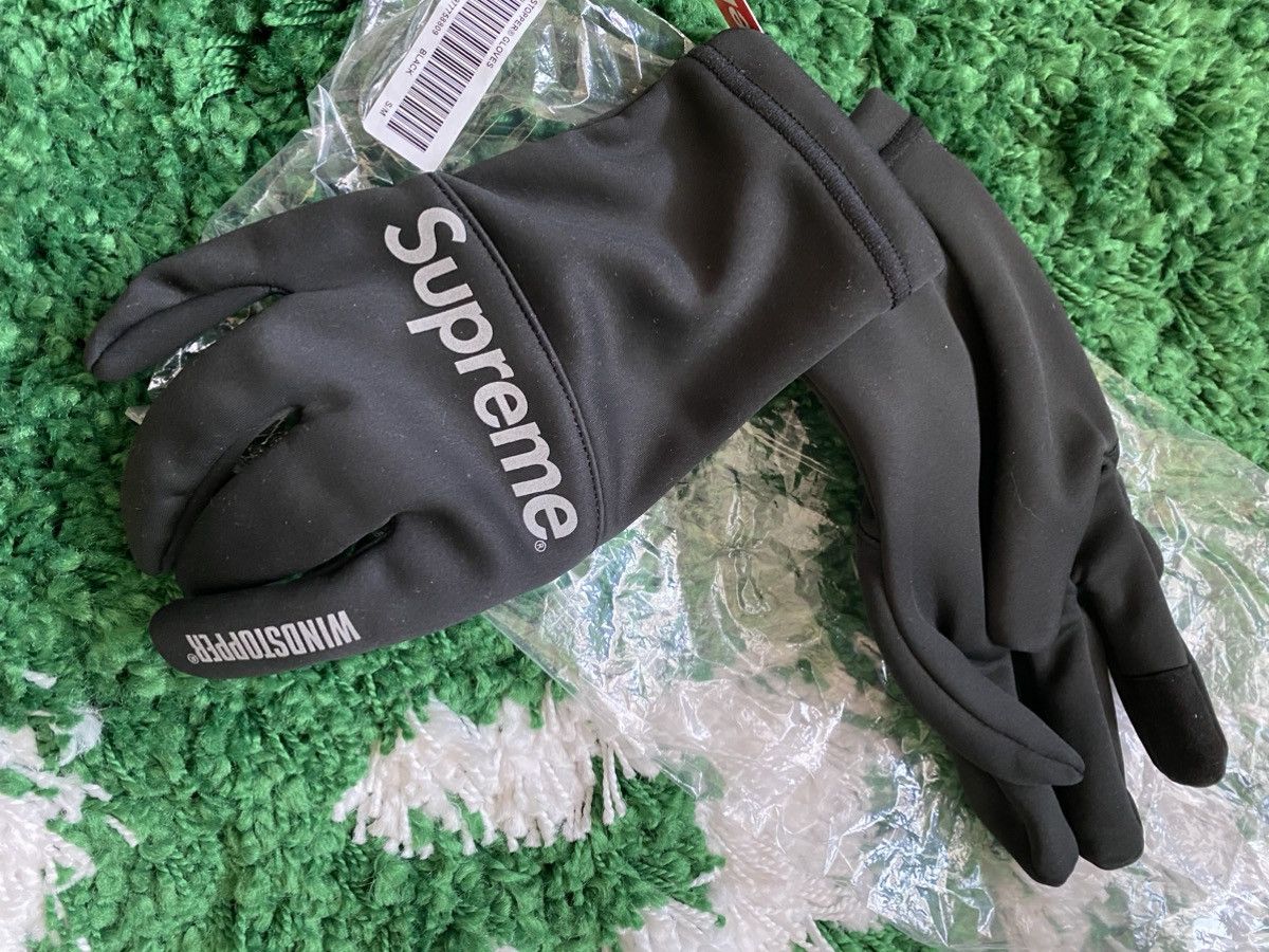 Supreme Windstopper Gloves Black S/M - mail.hondaprokevin.com