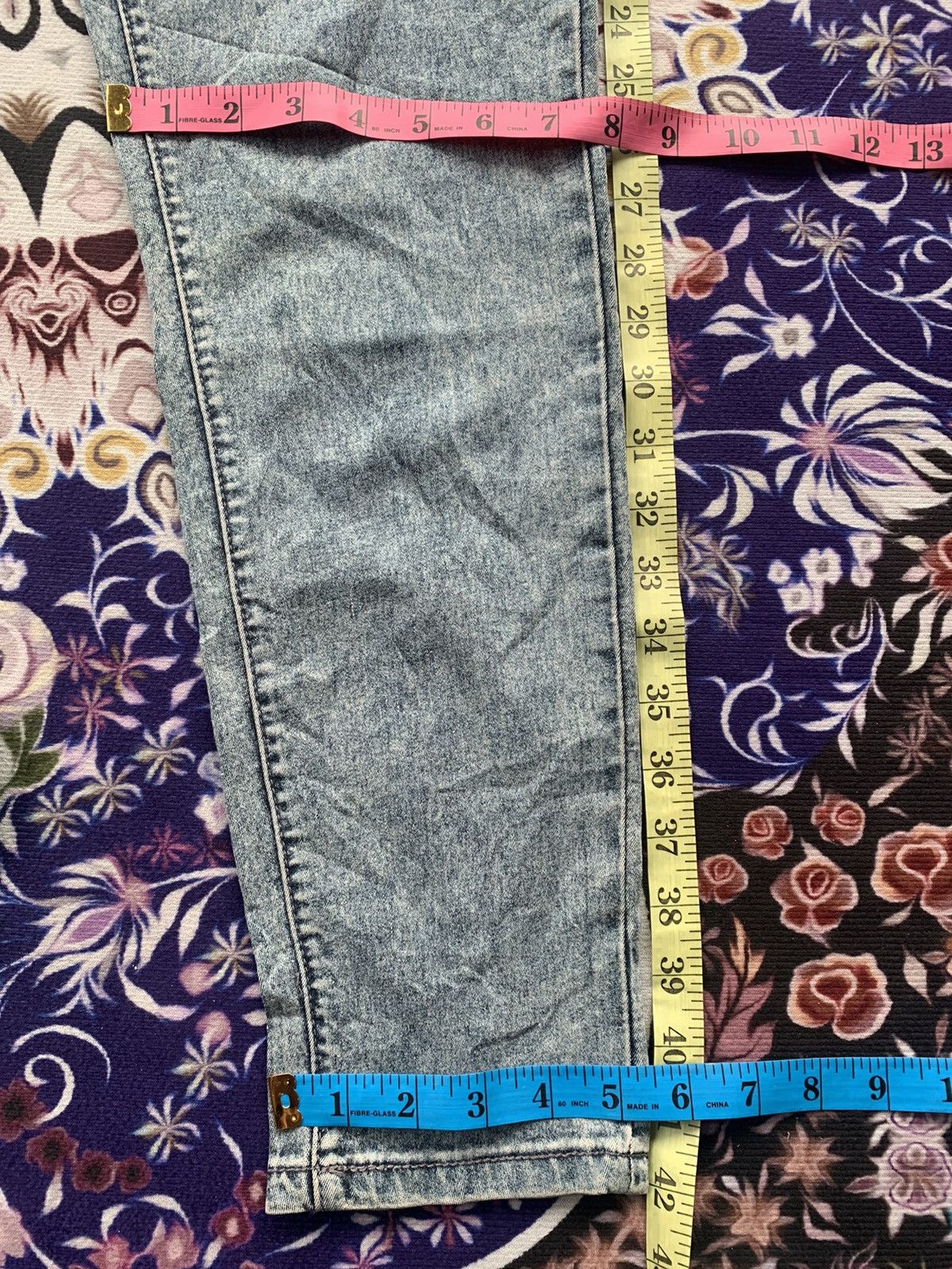 Designer Celebrity Pink Jeans Size US 34 / EU 50 - 10 Thumbnail
