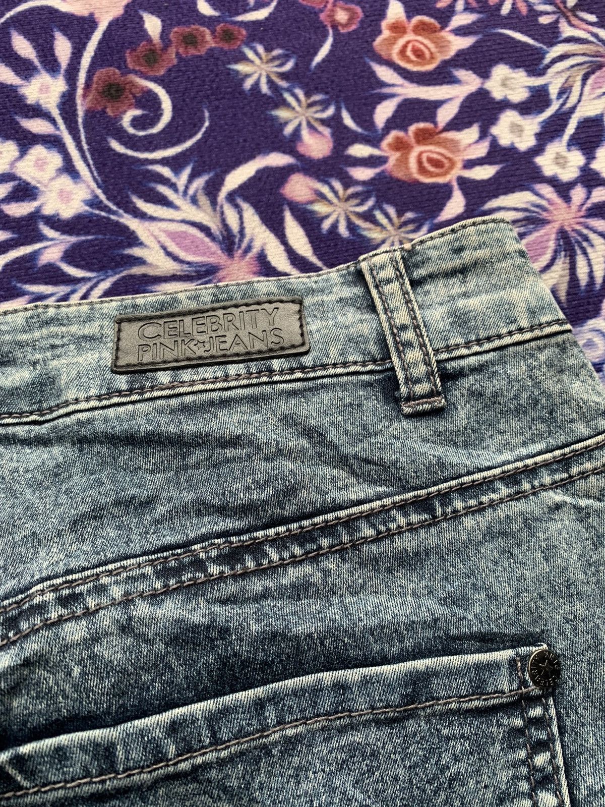 Designer Celebrity Pink Jeans Size US 34 / EU 50 - 9 Thumbnail