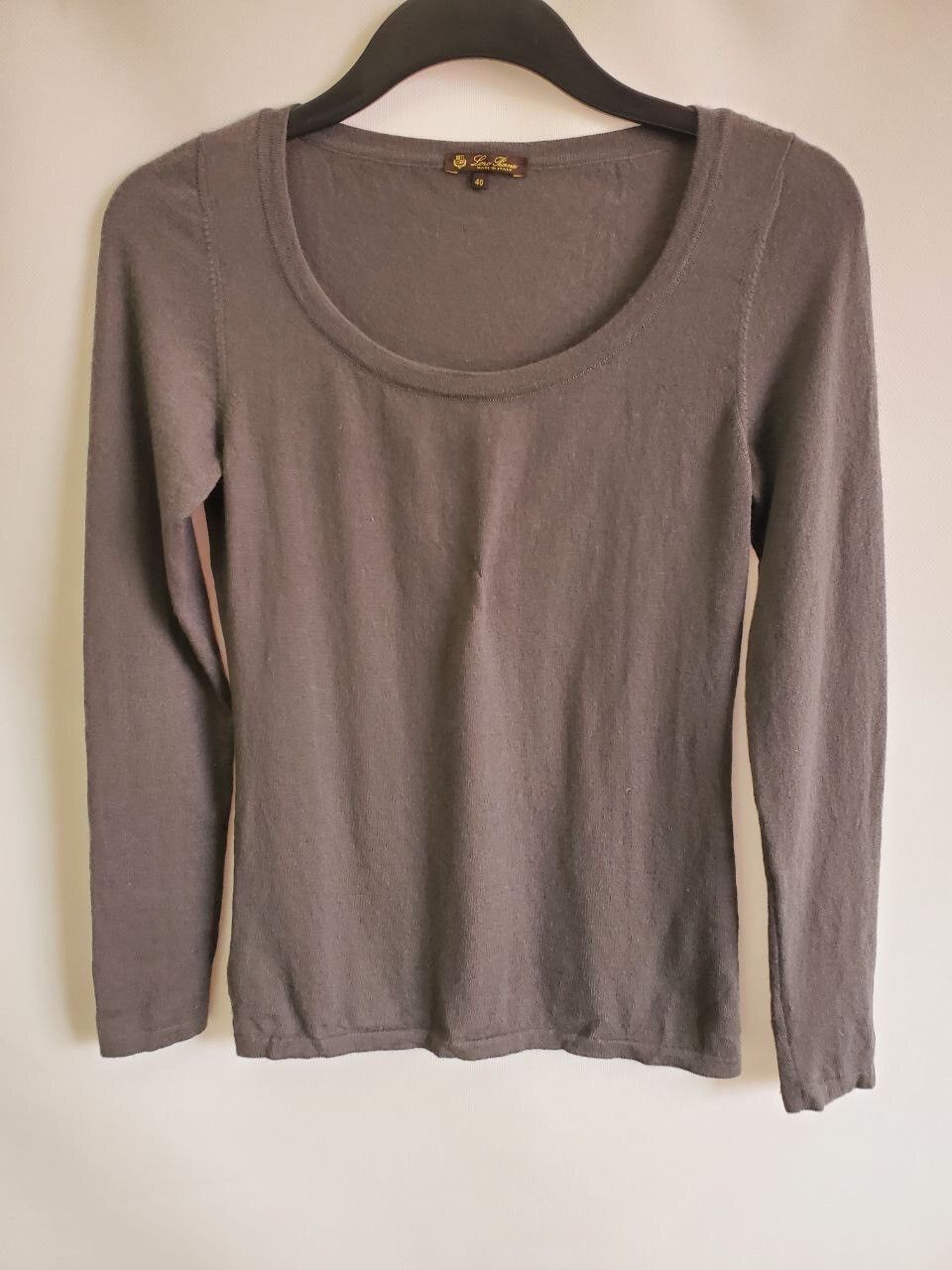 LORO PIANA Women’s Blouses Sweater Top Made In Italy IT 40