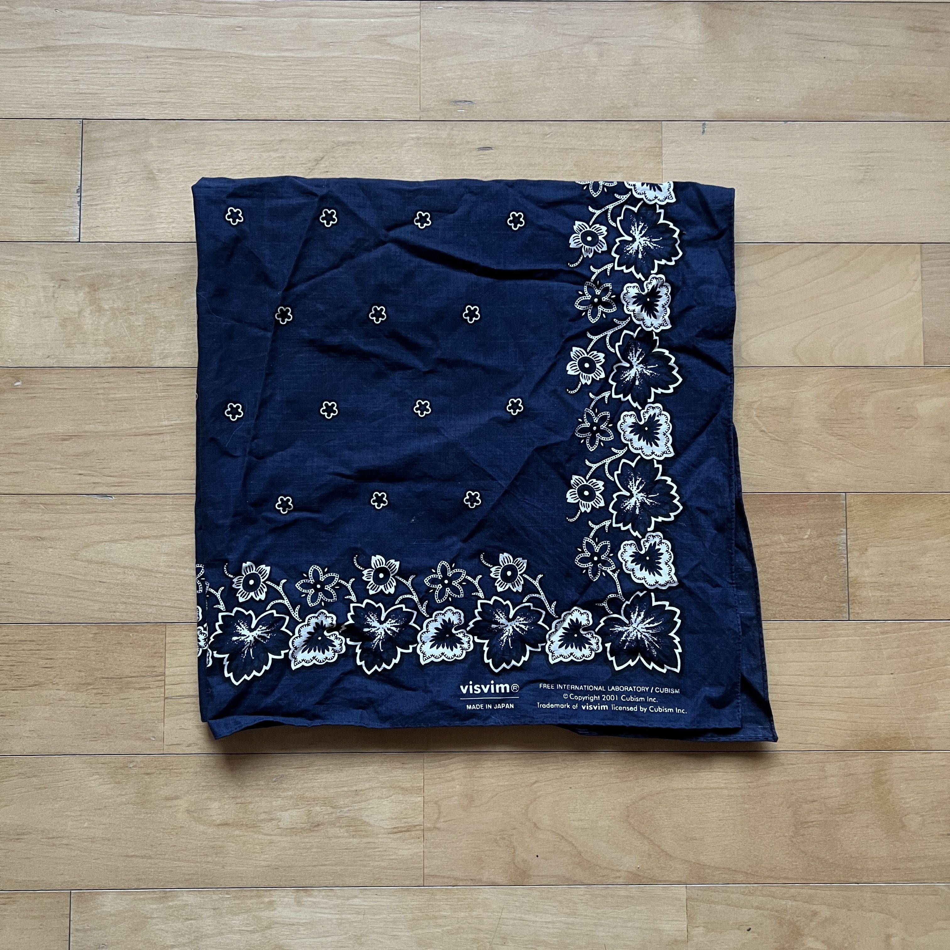 image of Visvim Bandana Os in Navy, Men's