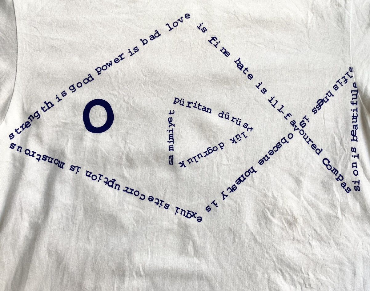 Comme des Garcons CDG Shirts Poem T Shirt Size US S / EU 44-46 / 1 - 4 Thumbnail