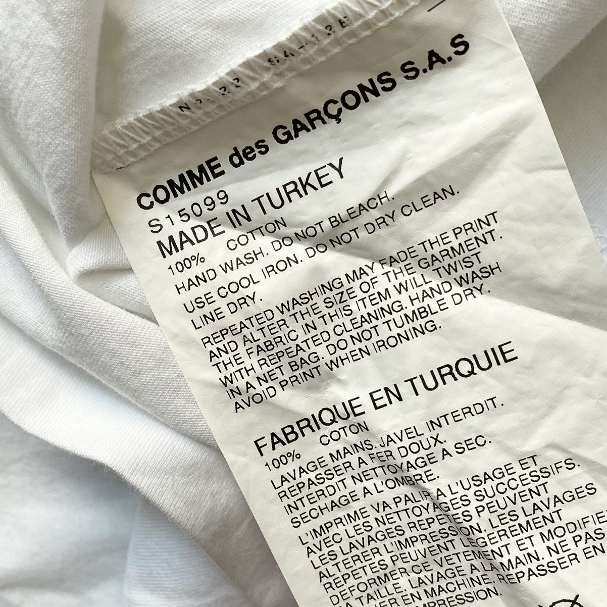 Comme des Garcons CDG Shirts Poem T Shirt Size US S / EU 44-46 / 1 - 5 Thumbnail