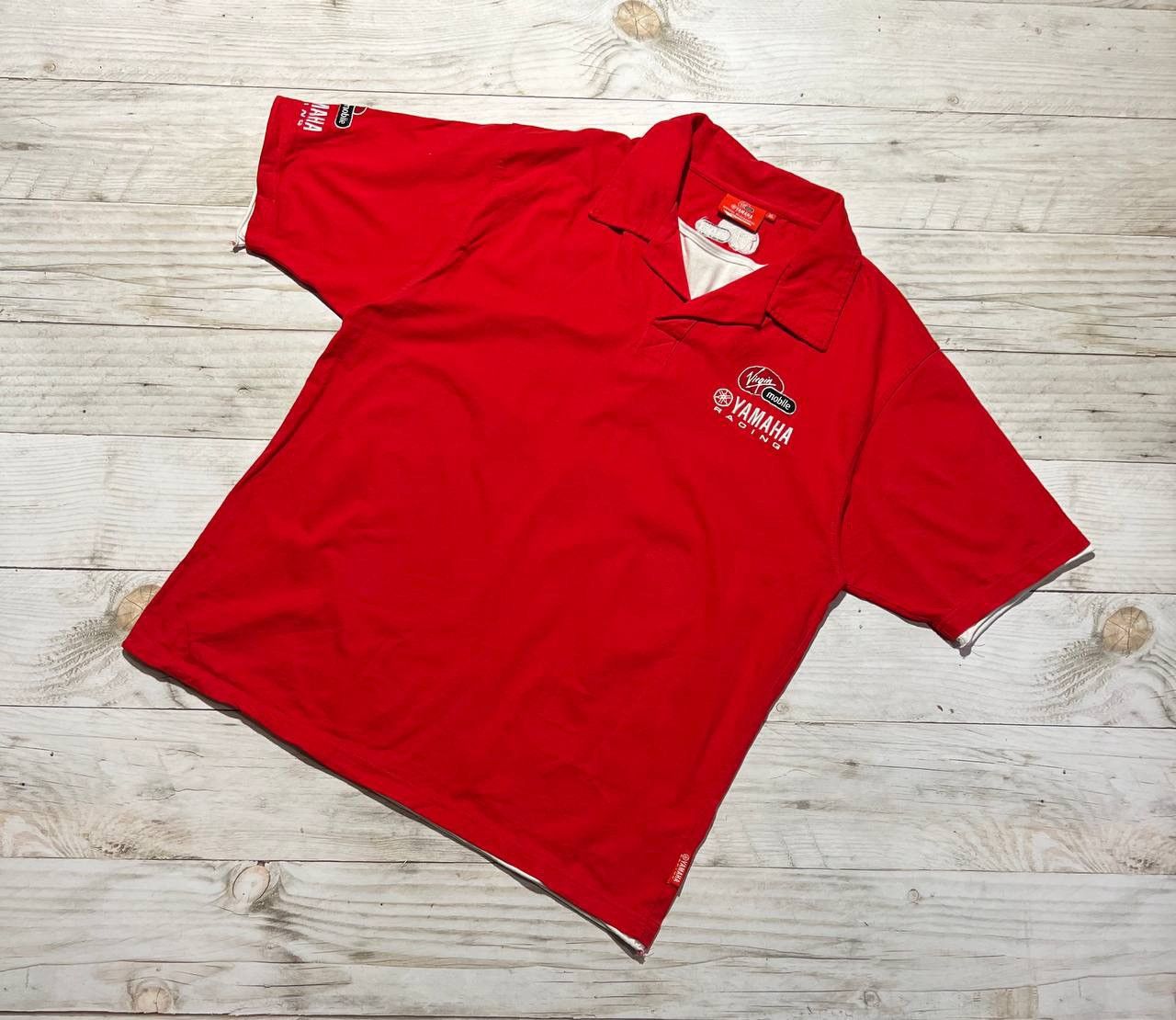 Vintage Yamaha Virgin Mobile Racing Polo Shirt F1 Grand Prix Red XL Size US XL / EU 56 / 4 - 1 Thumbnail