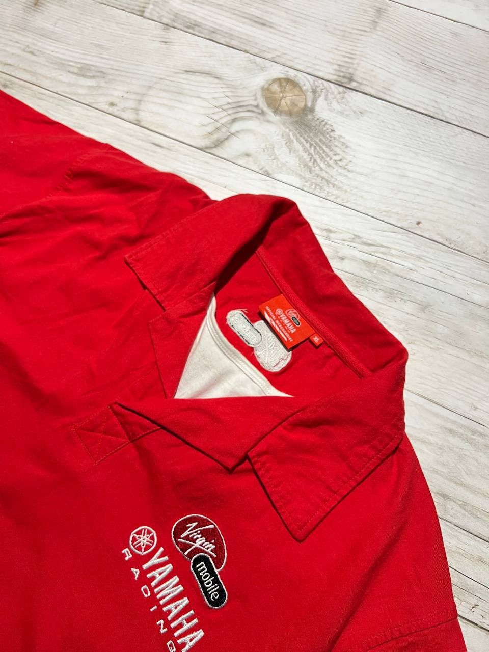 Vintage Yamaha Virgin Mobile Racing Polo Shirt F1 Grand Prix Red XL Size US XL / EU 56 / 4 - 4 Thumbnail