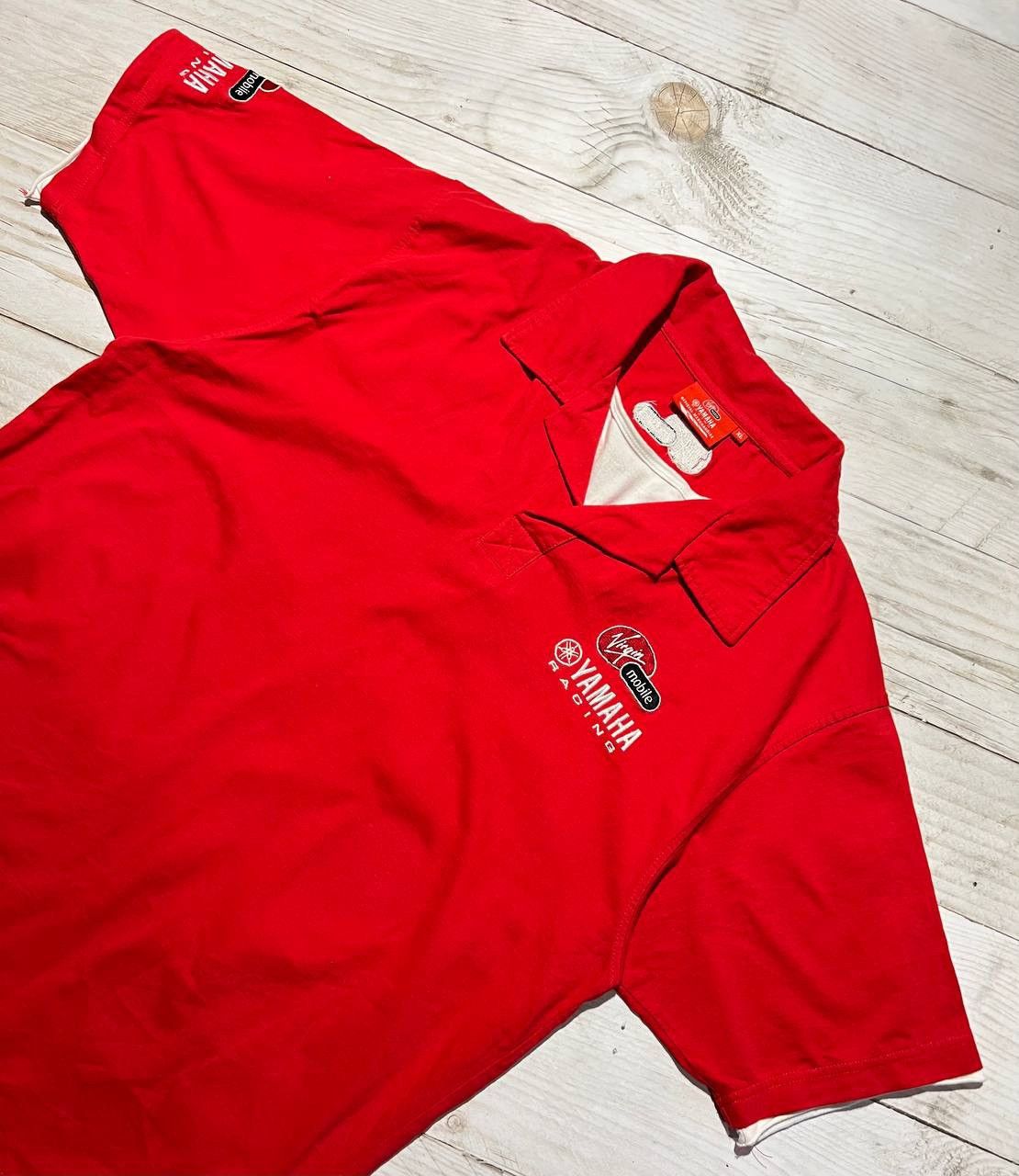 Vintage Yamaha Virgin Mobile Racing Polo Shirt F1 Grand Prix Red XL Size US XL / EU 56 / 4 - 2 Thumbnail