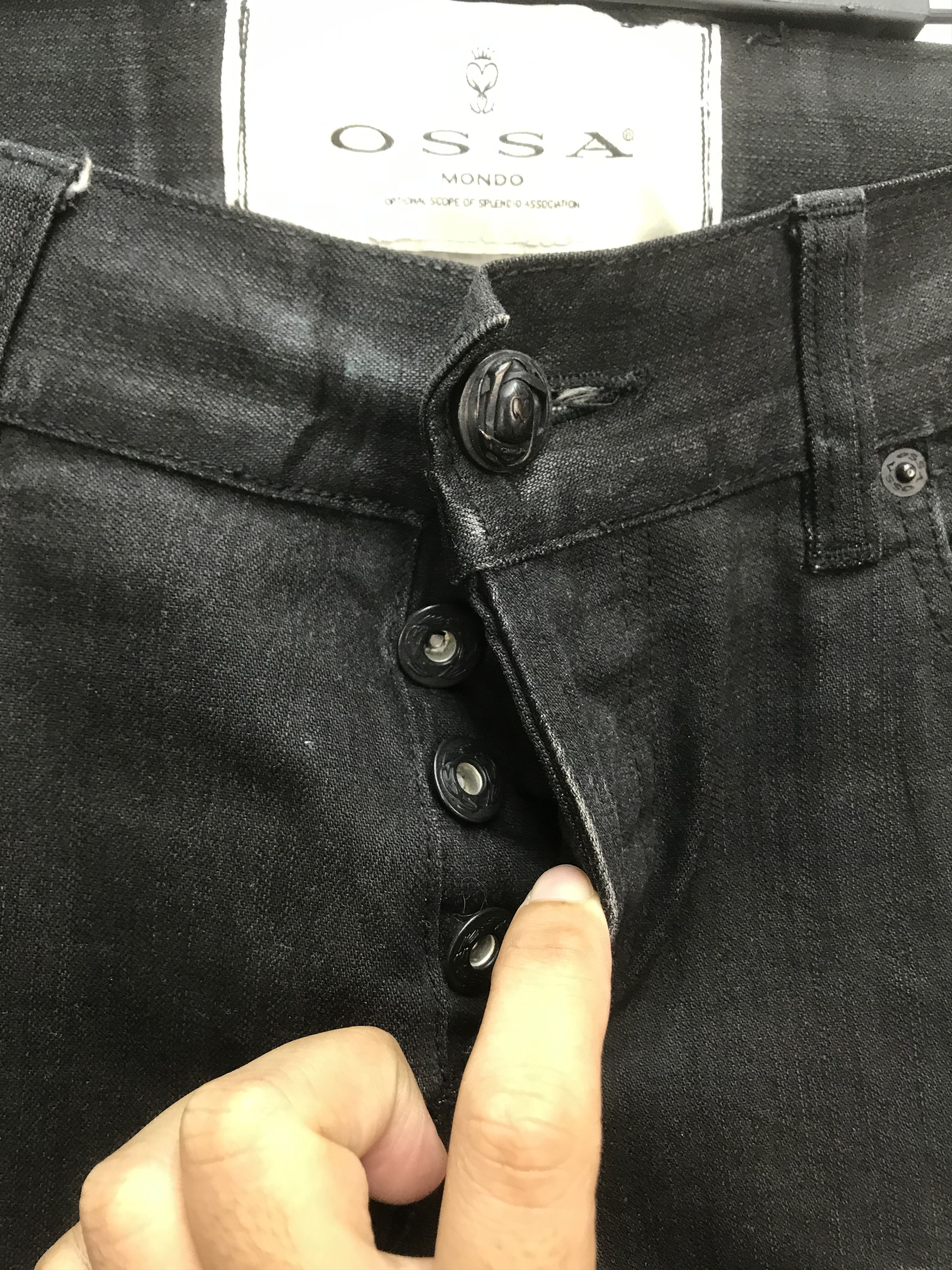 Japanese Brand OSSA MONDO SUPERBLACK DESIGN JUN TAKAHASHI PANT Size US 32 / EU 48 - 4 Thumbnail