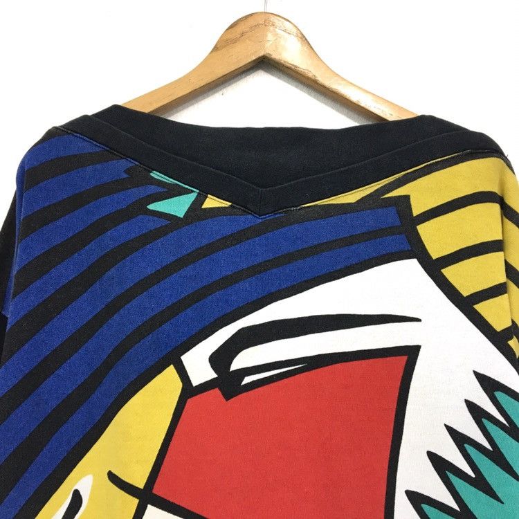 Designer × Japanese Brand × Kansai Yamamoto Kansai Yamamoto Over Print Face Sweatshirt Size US XL / EU 56 / 4 - 6 Thumbnail