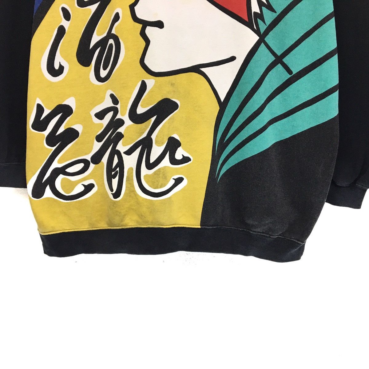 Designer × Japanese Brand × Kansai Yamamoto Kansai Yamamoto Over Print Face Sweatshirt Size US XL / EU 56 / 4 - 7 Thumbnail