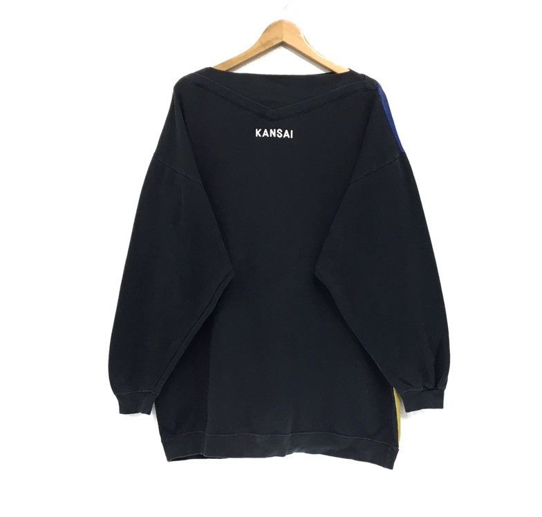 Designer × Japanese Brand × Kansai Yamamoto Kansai Yamamoto Over Print Face Sweatshirt Size US XL / EU 56 / 4 - 3 Thumbnail