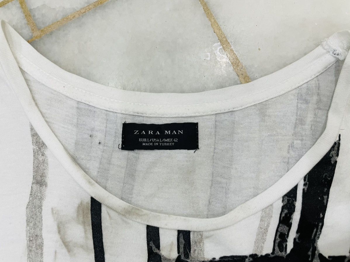 Zara T Shirt Zara Man Street Fasion Paint Design Size US L / EU 52-54 / 3 - 3 Thumbnail