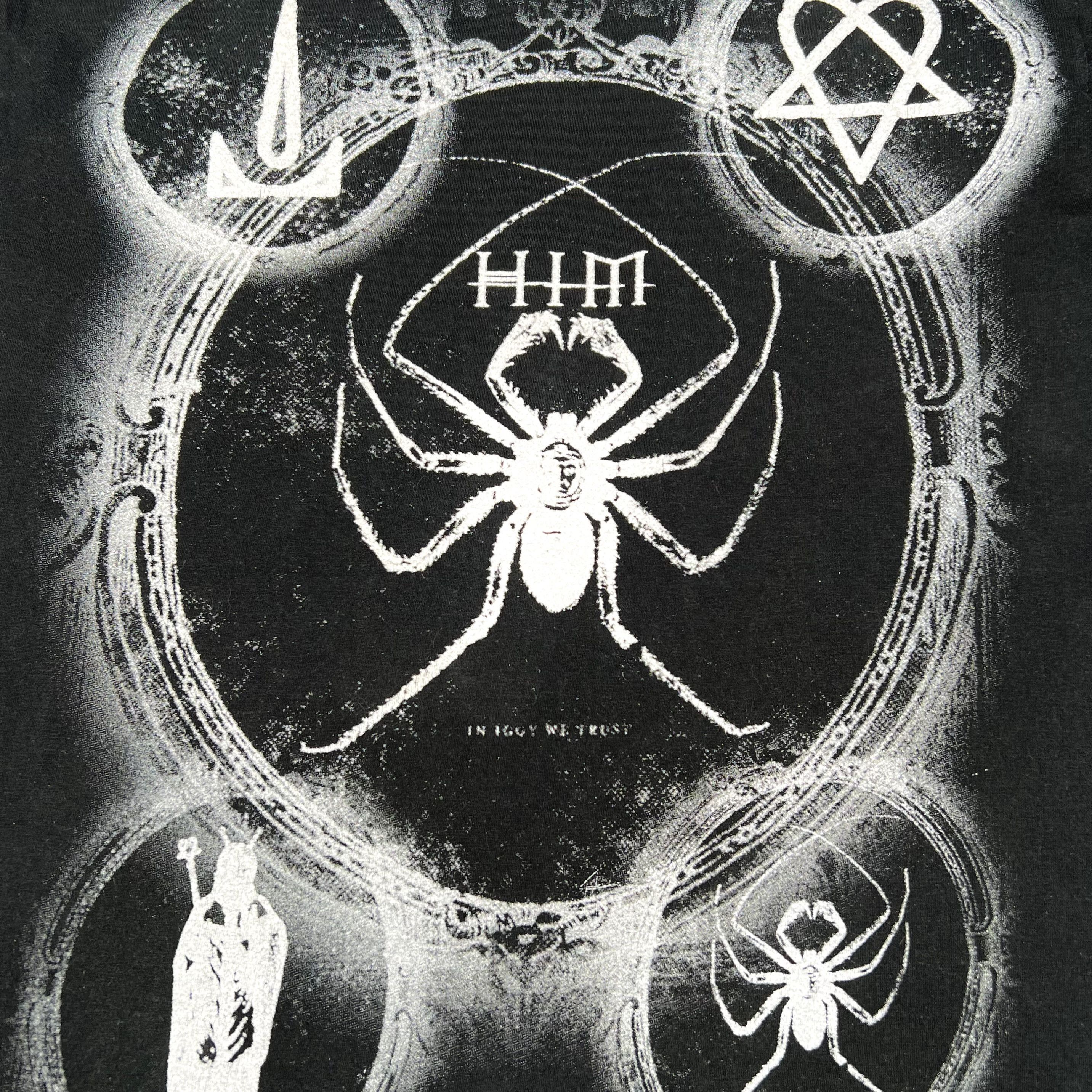 Band Tees Vintage 2004 HIM ‘In Iggy We Trust’ Euro Bootleg T Shirt Size US L / EU 52-54 / 3 - 7 Thumbnail