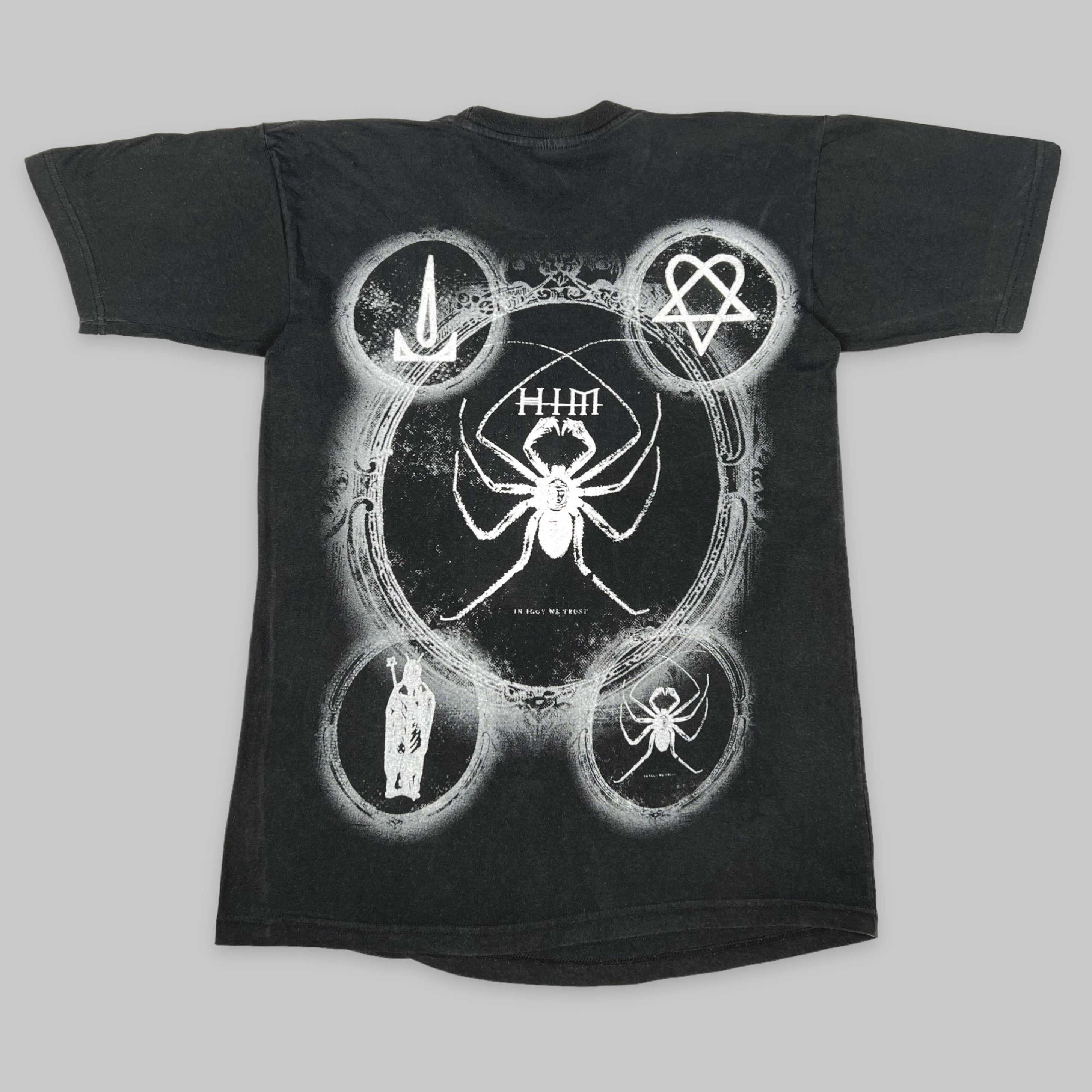 Band Tees Vintage 2004 HIM ‘In Iggy We Trust’ Euro Bootleg T Shirt Size US L / EU 52-54 / 3 - 3 Thumbnail