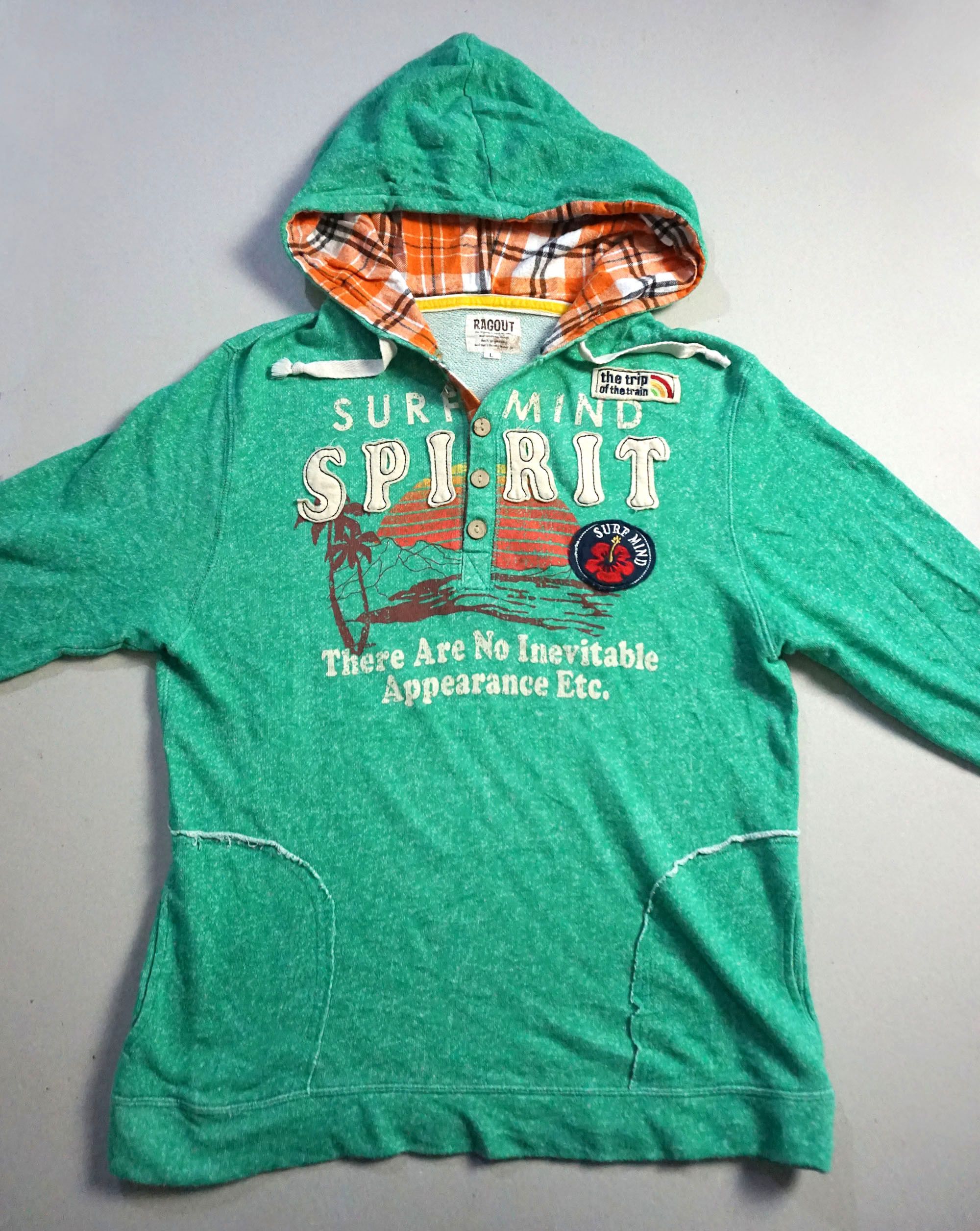 RAGOUT Patched and Printed Hoodie