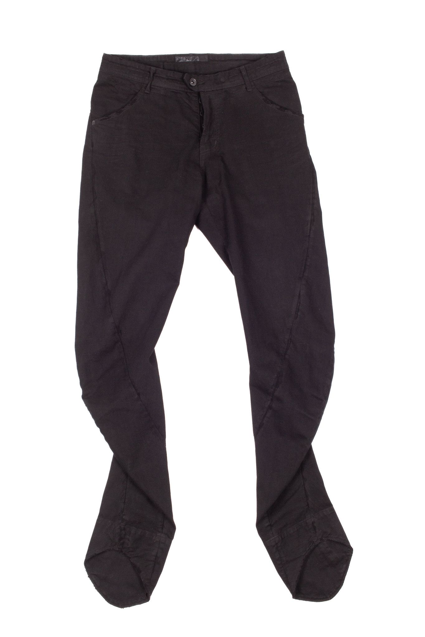 Julius JULIUS BLACK COTTON "CRACK" JEANS Size US 29 - 1 Thumbnail