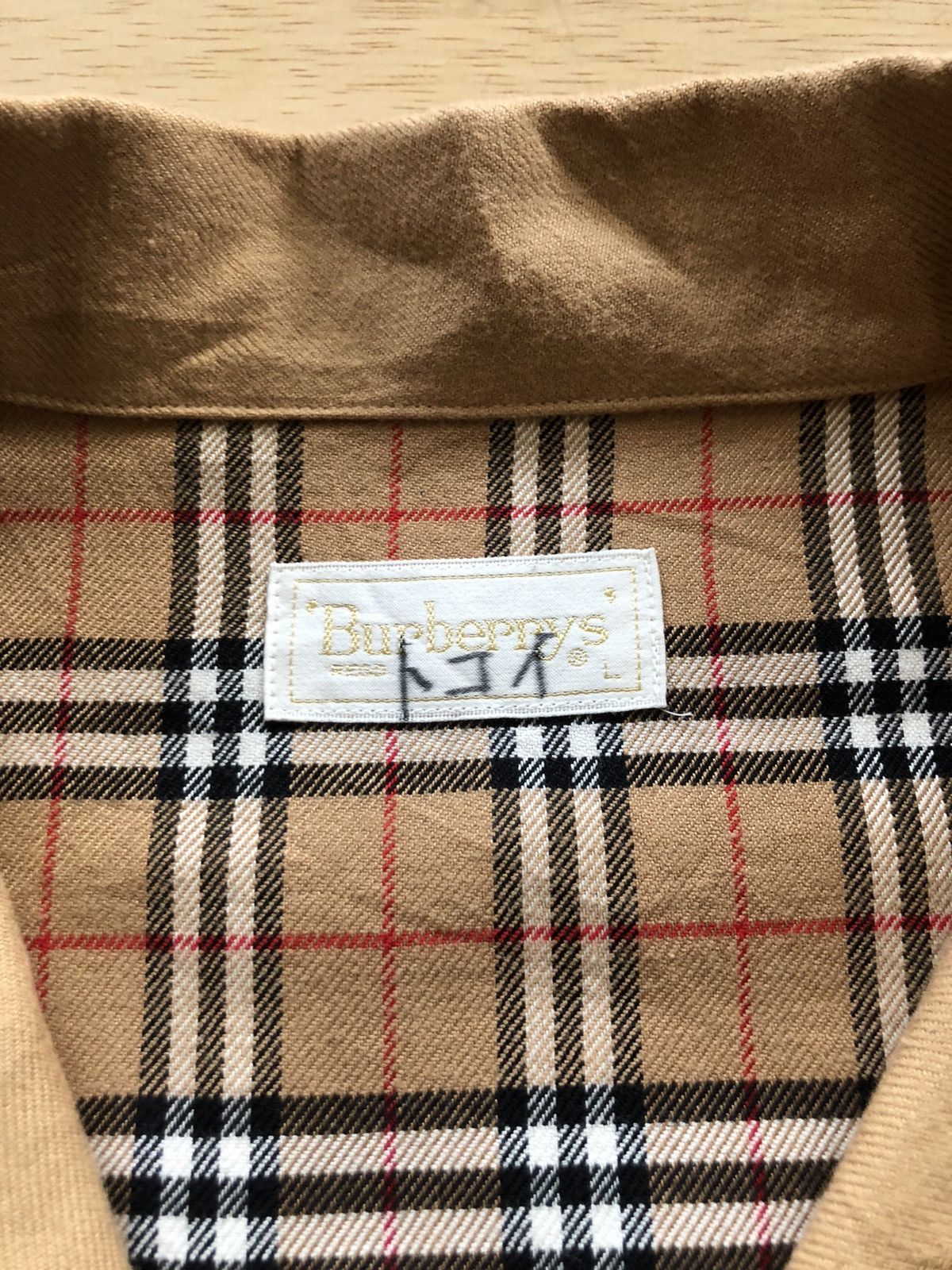 Burberry 1990s Burberrys nova-check Open Collar Shirt Size US L / EU 52-54 / 3 - 8 Thumbnail