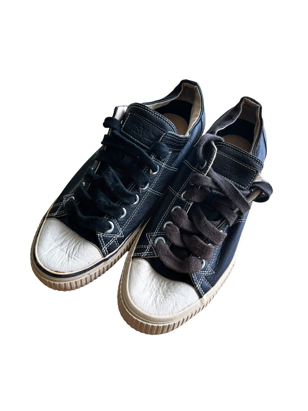 Visvim GRAIL🔥OG Visvim Cubism Irregular Pair Low Top Sneakers Size US 7 / EU 40 - 3 Thumbnail
