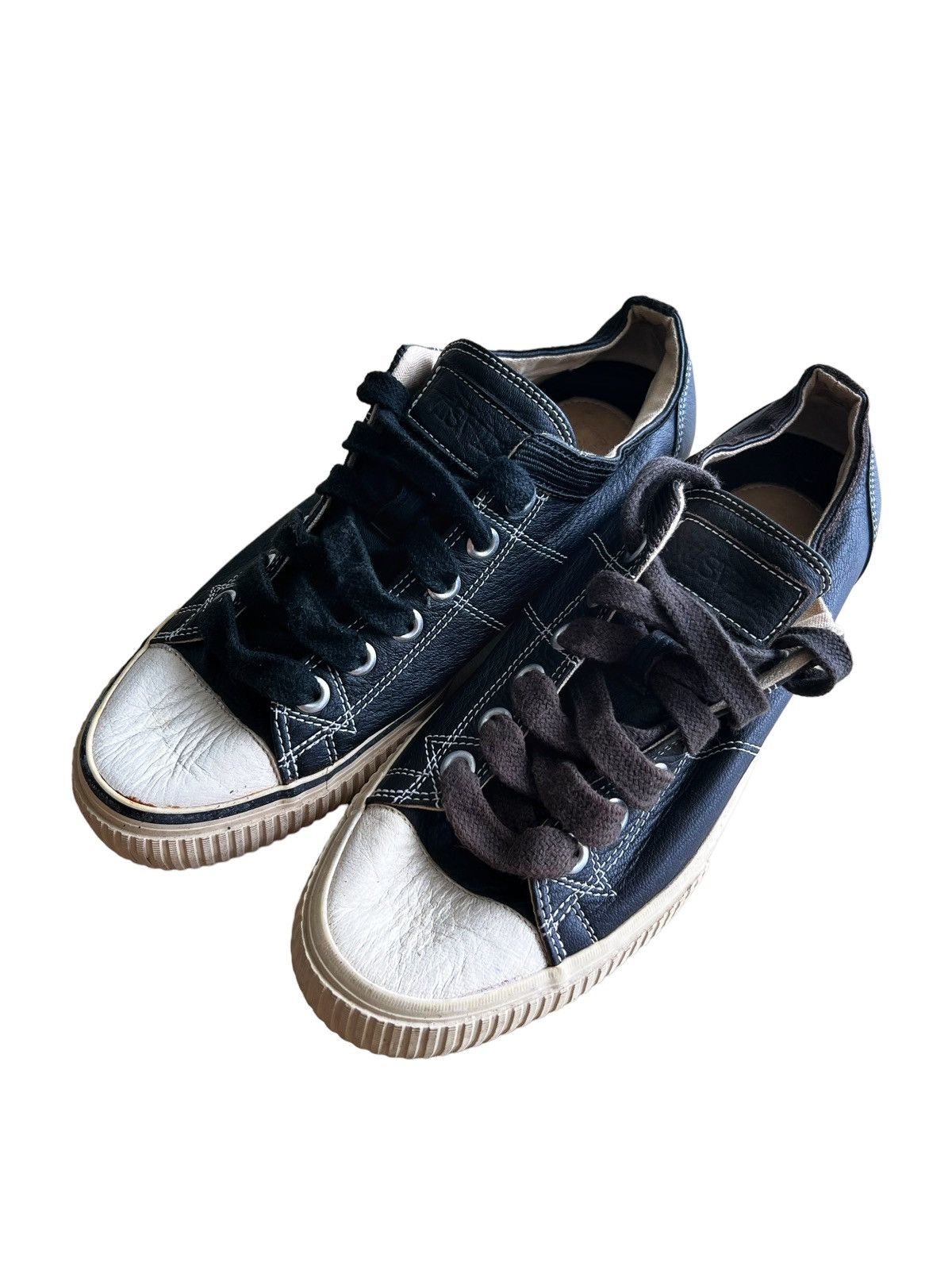 Visvim GRAIL🔥OG Visvim Cubism Irregular Pair Low Top Sneakers Size US 7 / EU 40 - 2 Thumbnail