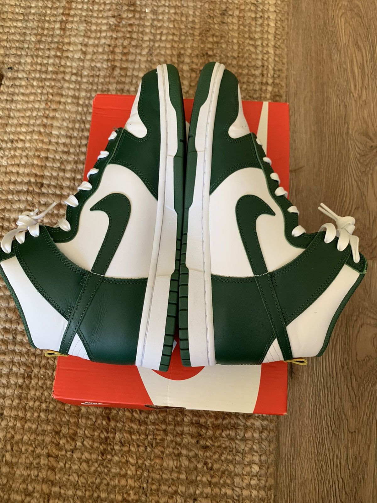 Nike Nike Dunk Hi Retro green size 9.5 Size US 9.5 / EU 42-43 - 3 Thumbnail