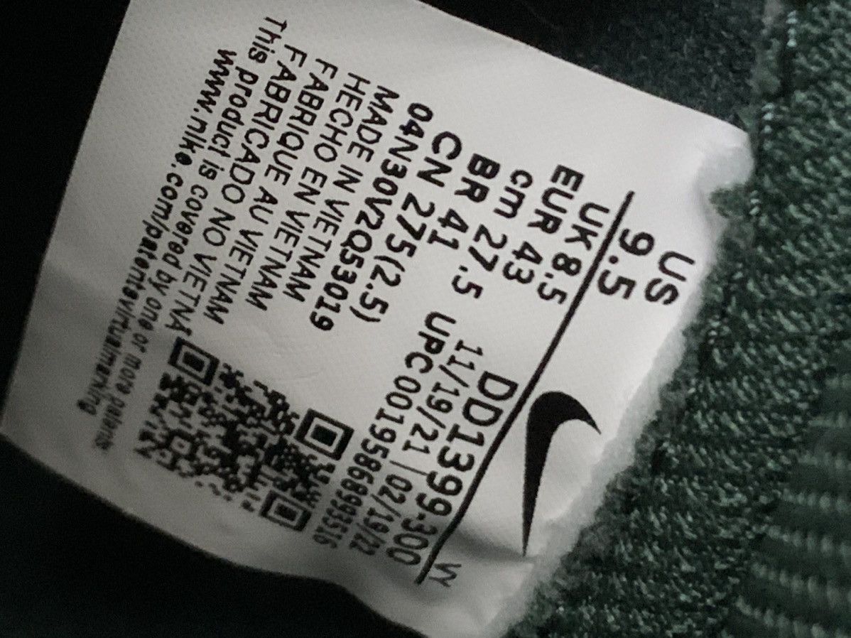 Nike Nike Dunk Hi Retro green size 9.5 Size US 9.5 / EU 42-43 - 6 Thumbnail