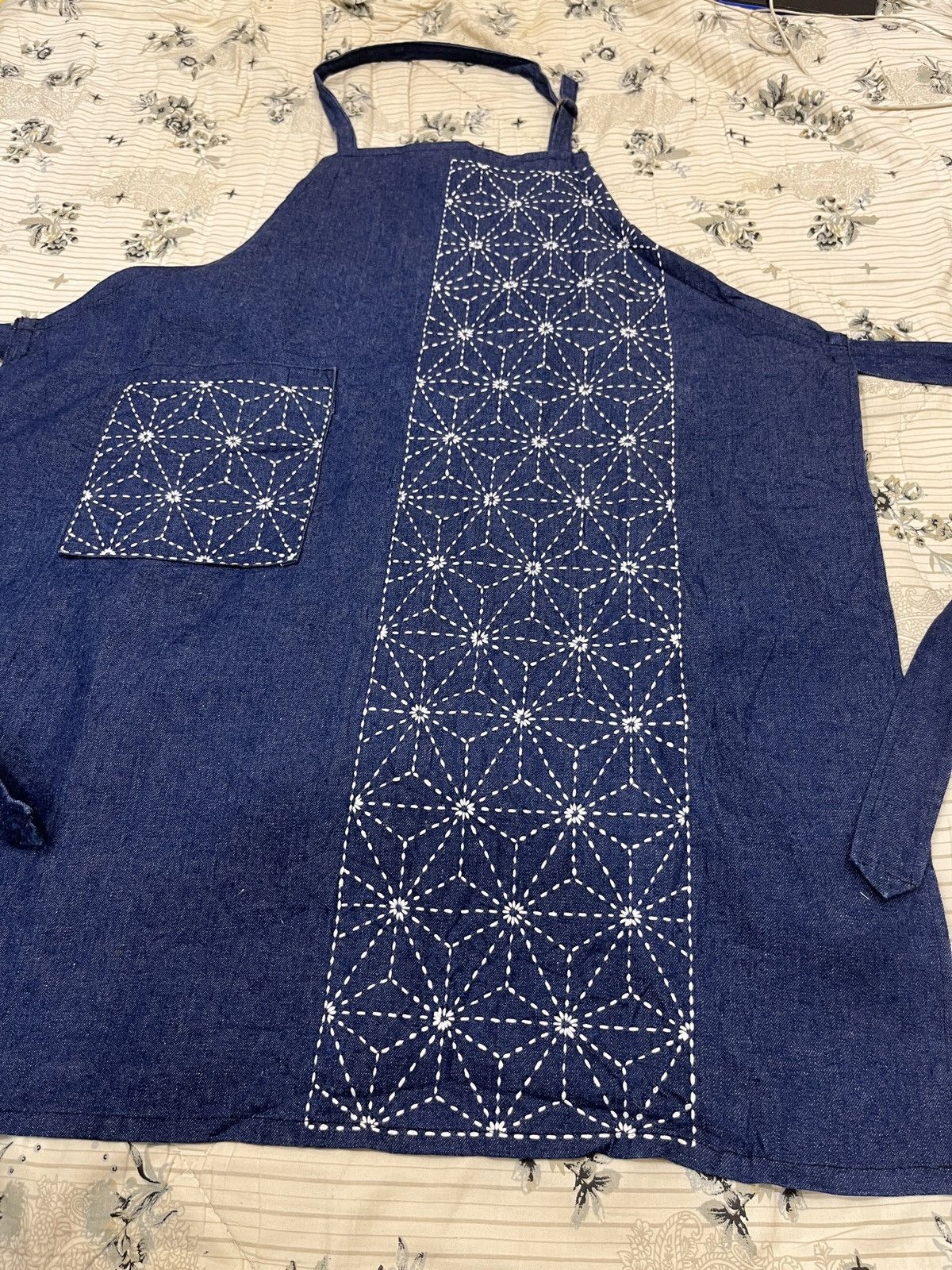 Vintage (Yyy). JAPANESE SASHIKO ART APRON Size ONE SIZE - 5 Thumbnail