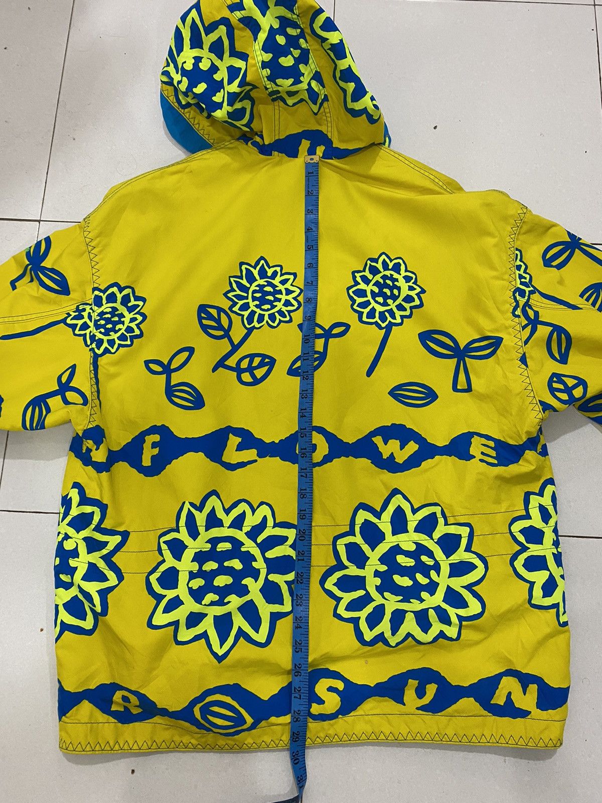 Vintage 🔥Vintage🔥 Ellesse Sun Flower Full Printed Outdoor Jacket Size US M / EU 48-50 / 2 - 13 Thumbnail