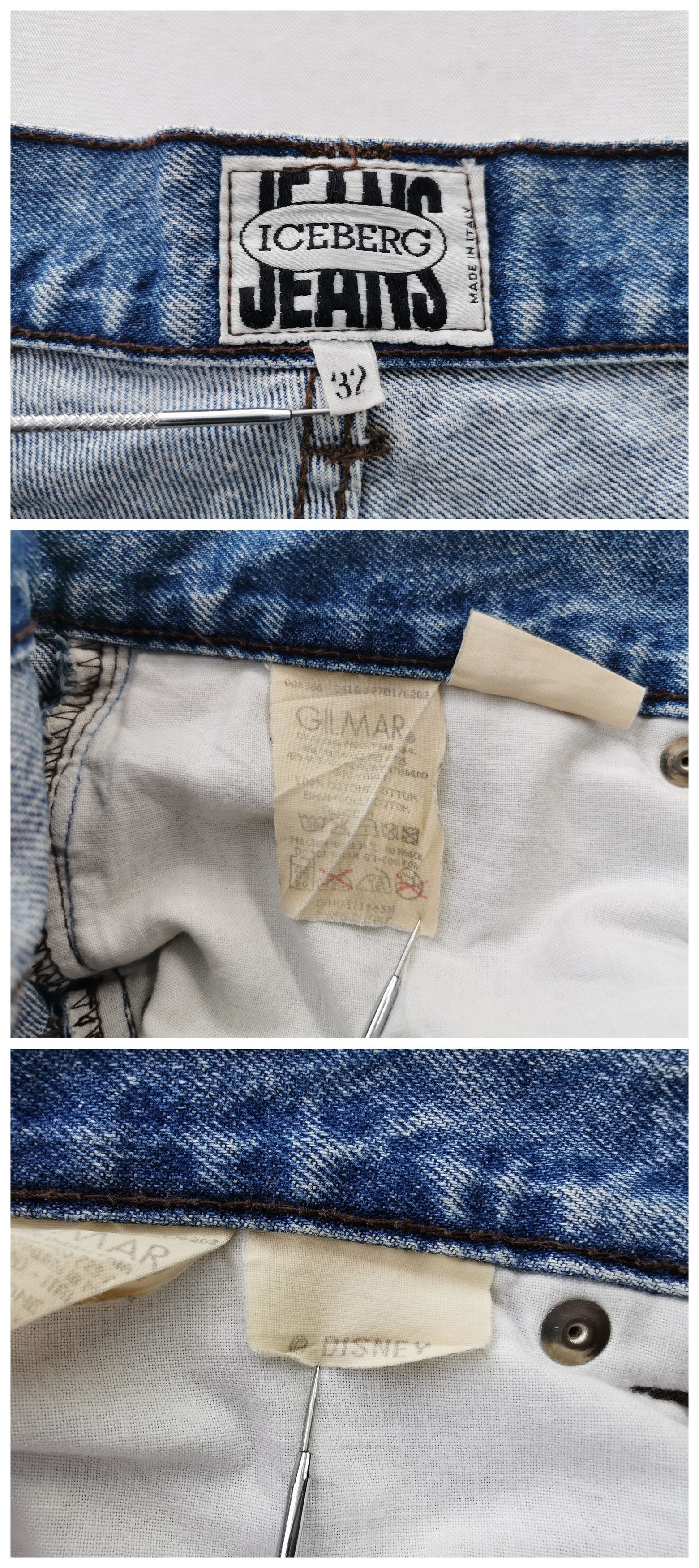 Vintage Iceberg Donald Duck Denim Made In Italy Size 32
