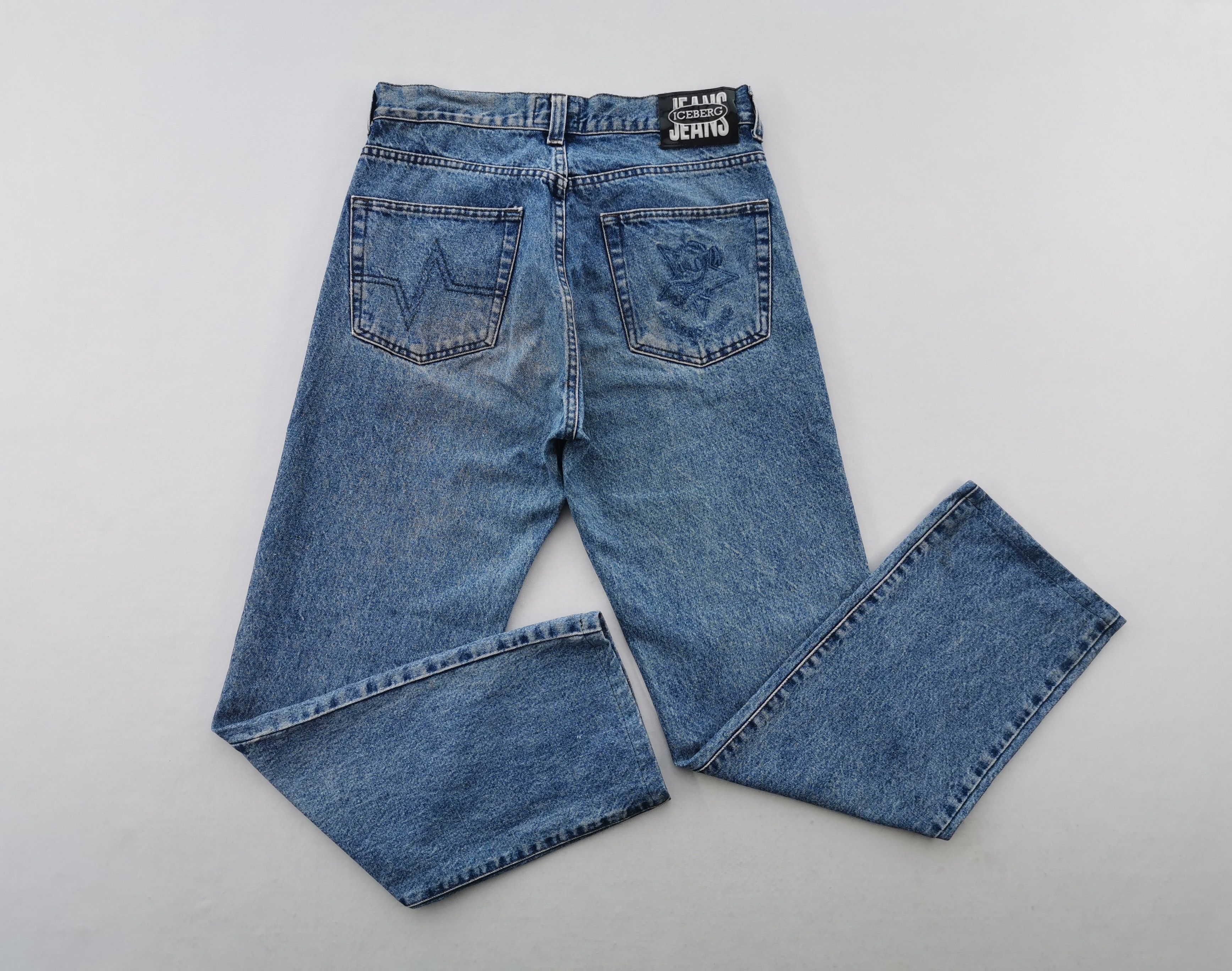 Vintage Iceberg Donald Duck Denim Made In Italy Size 32