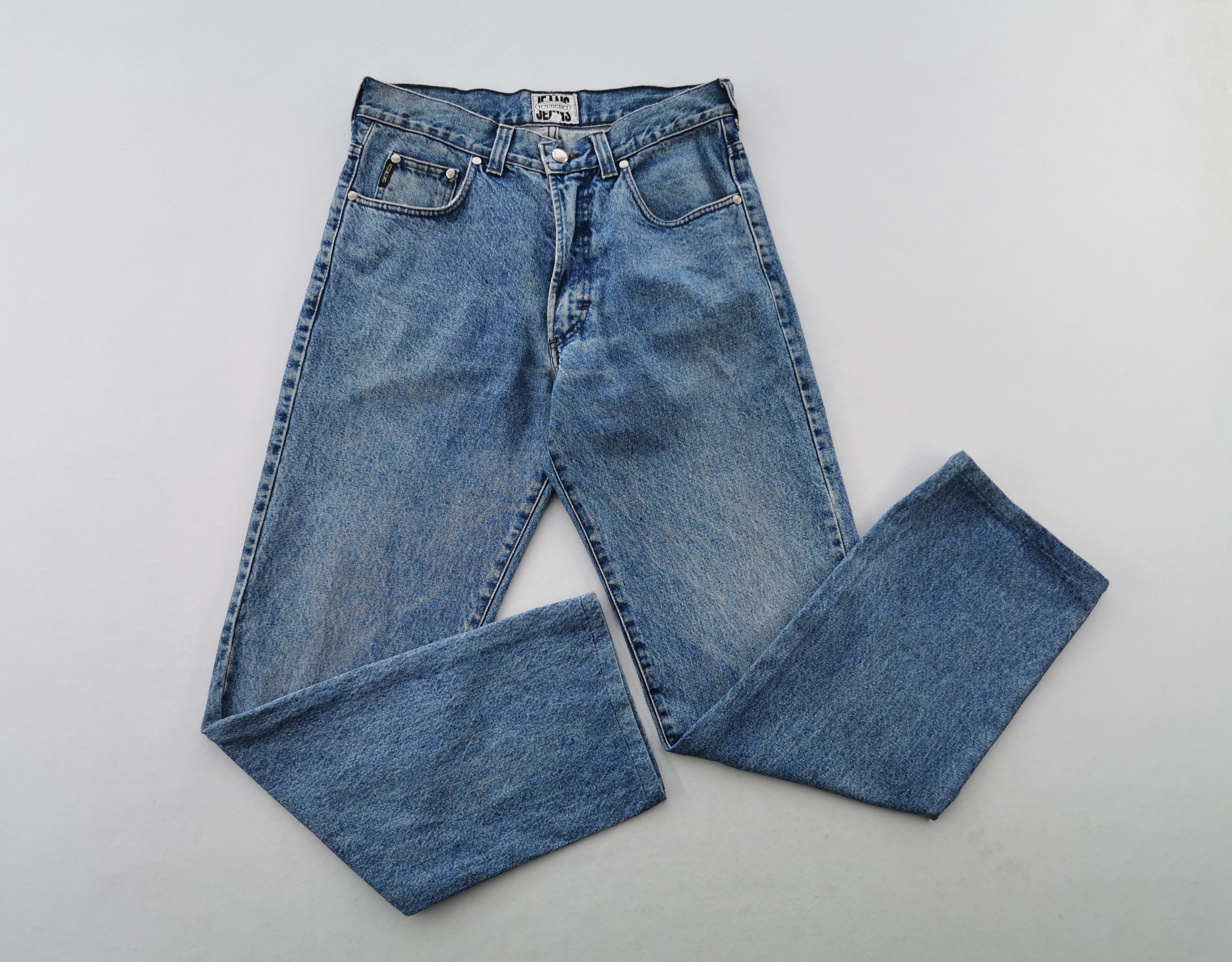 Vintage Iceberg Donald Duck Denim Made In Italy Size 32