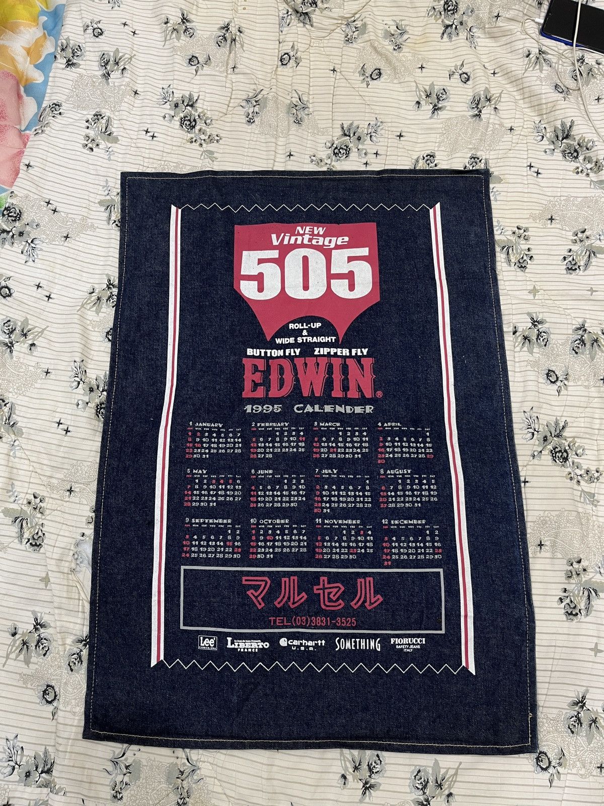 Vintage (Yyy). VINTAGE 1995 JAPANESE DENIM CALENDAR Size ONE SIZE - 6 Thumbnail