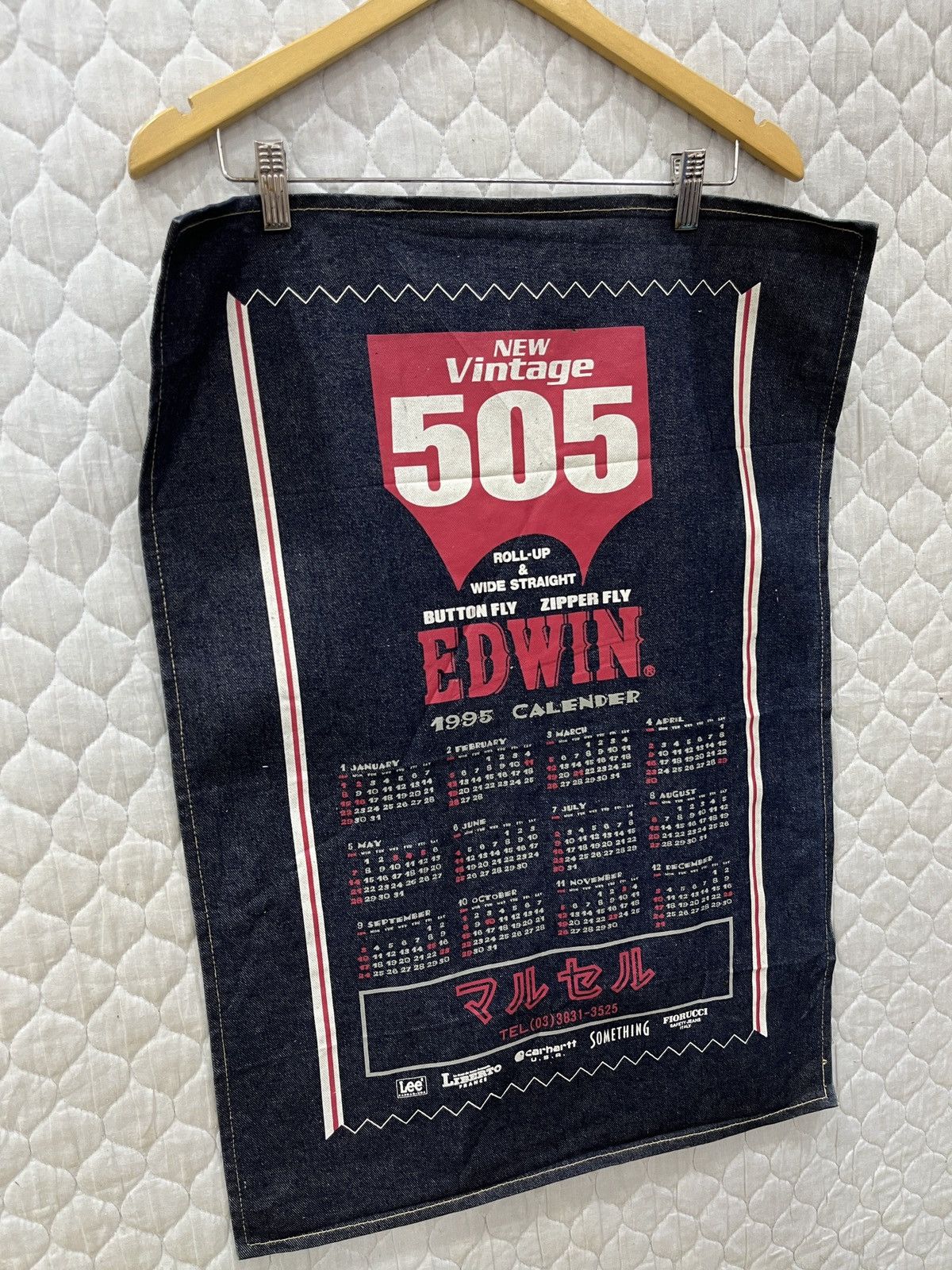 Vintage (Yyy). VINTAGE 1995 JAPANESE DENIM CALENDAR Size ONE SIZE - 3 Thumbnail