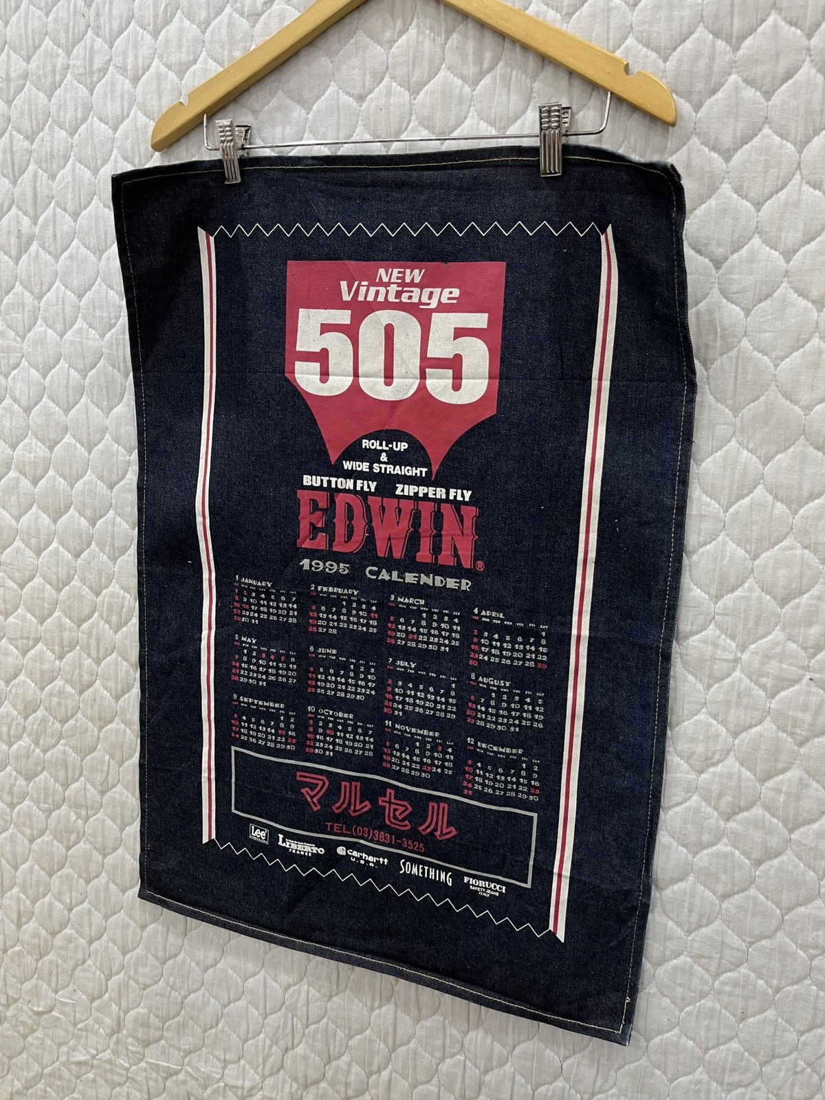 Vintage (Yyy). VINTAGE 1995 JAPANESE DENIM CALENDAR Size ONE SIZE - 2 Thumbnail