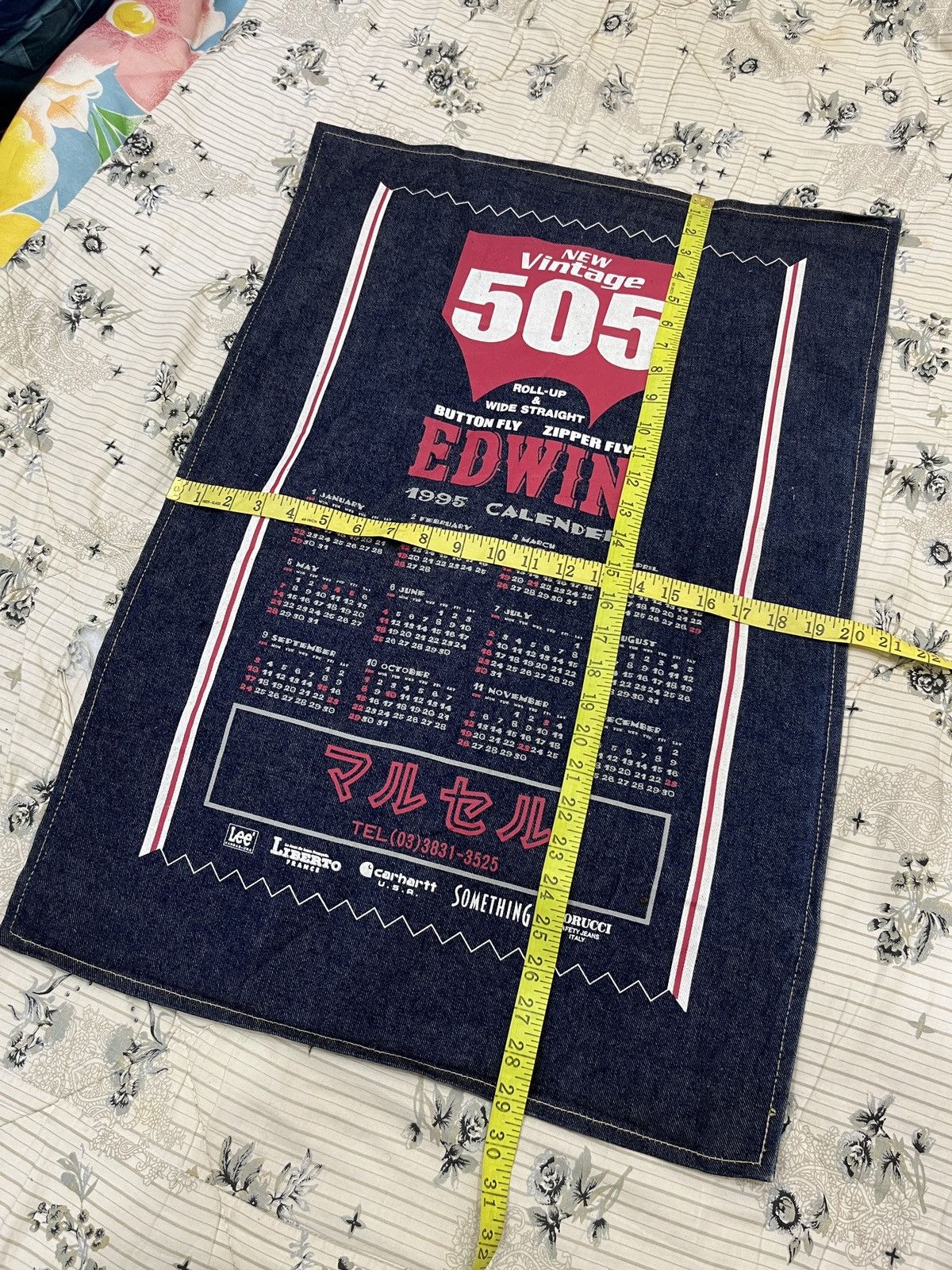 Vintage (Yyy). VINTAGE 1995 JAPANESE DENIM CALENDAR Size ONE SIZE - 10 Thumbnail