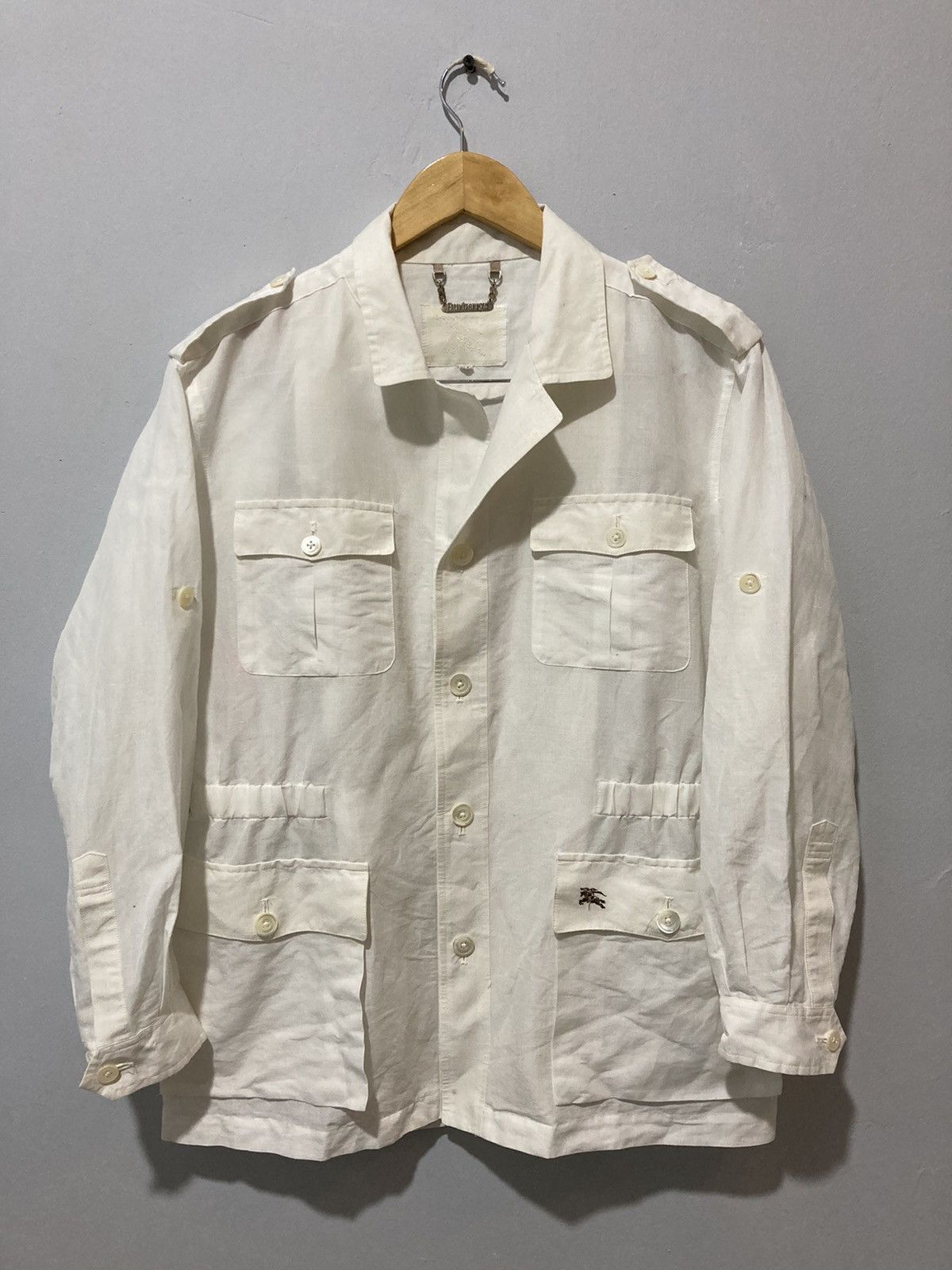 Burberry Vintage BURBERRYS Button Up Shirt Long Sleeve Size US M / EU 48-50 / 2 - 1 Thumbnail