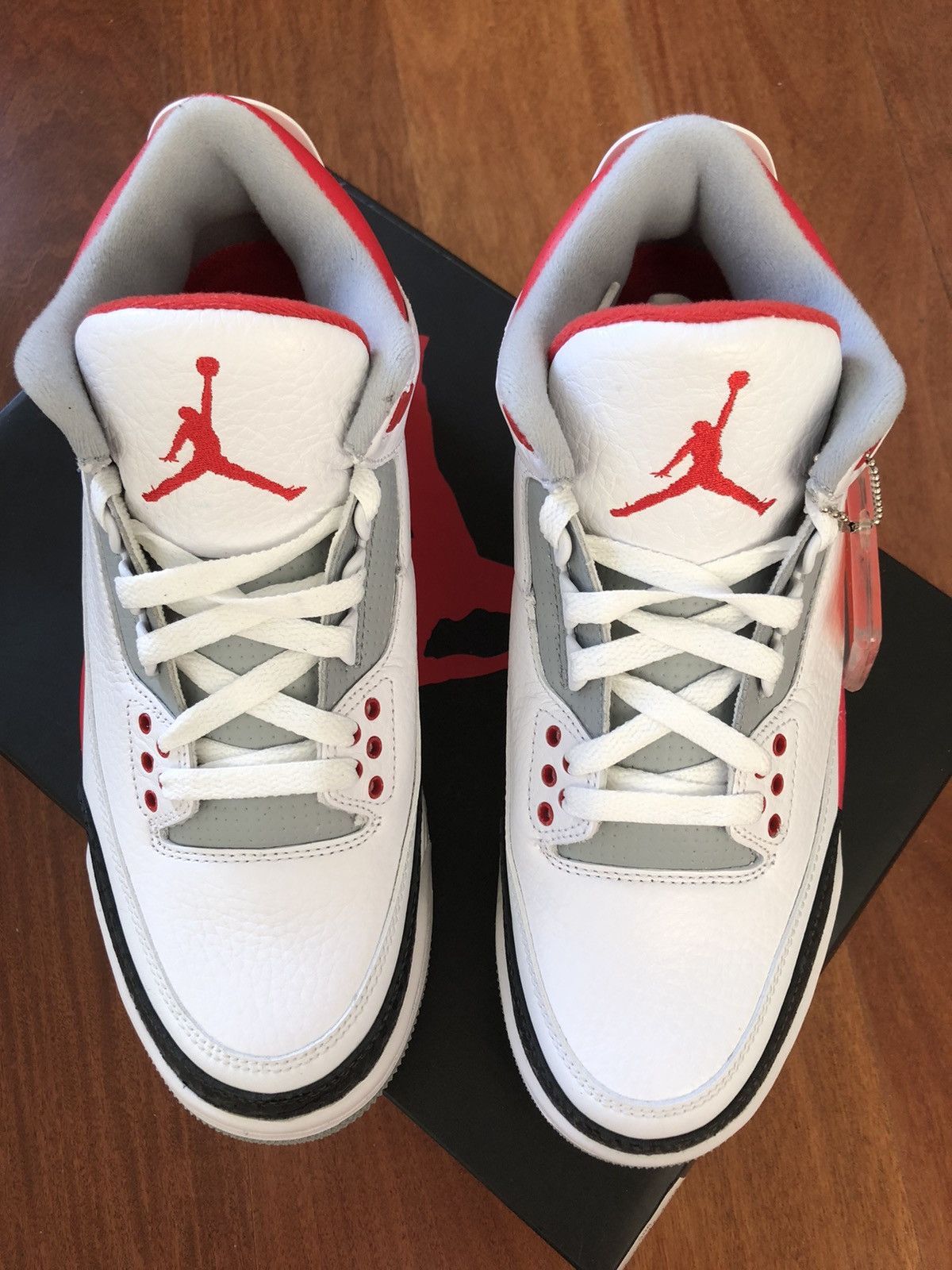 Jordan Brand × Nike Air Jordan 3 Retro 2013 Fire Red 2013 Size US 8 / EU 41 - 3 Thumbnail