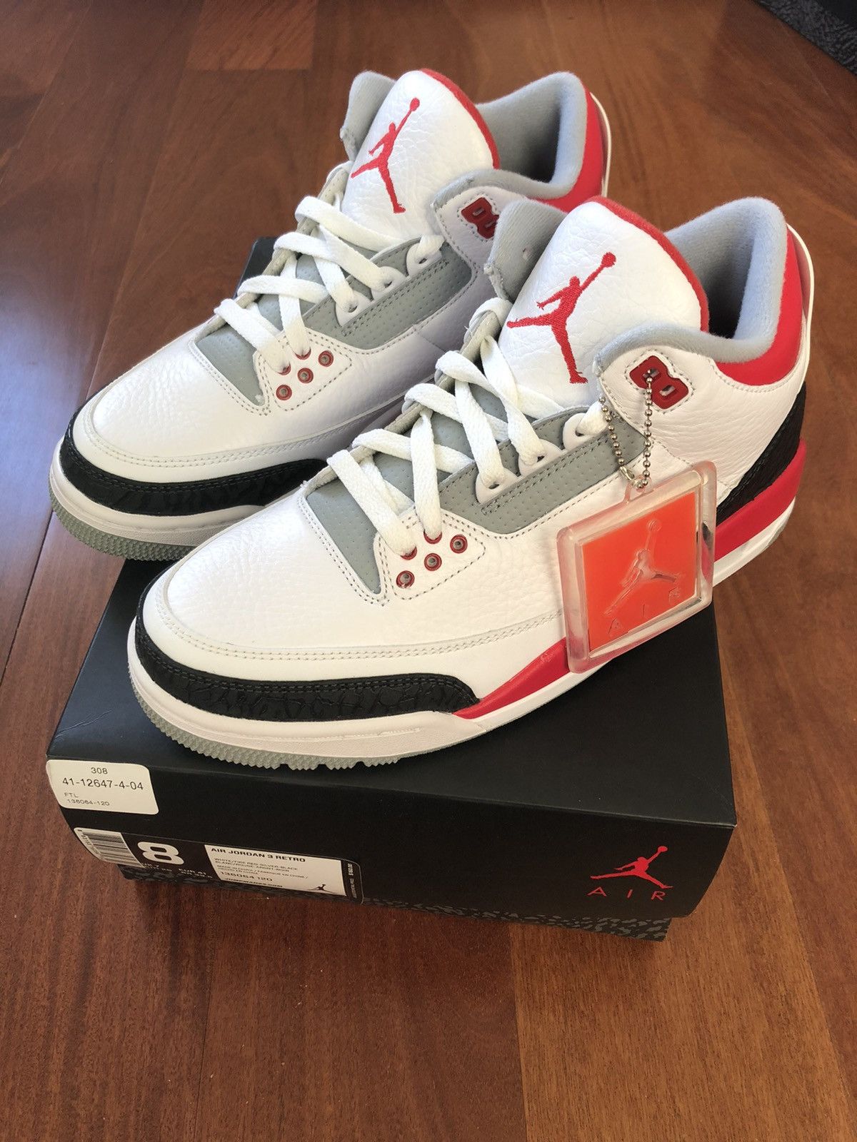 Jordan Brand × Nike Air Jordan 3 Retro 2013 Fire Red 2013 Size US 8 / EU 41 - 1 Thumbnail