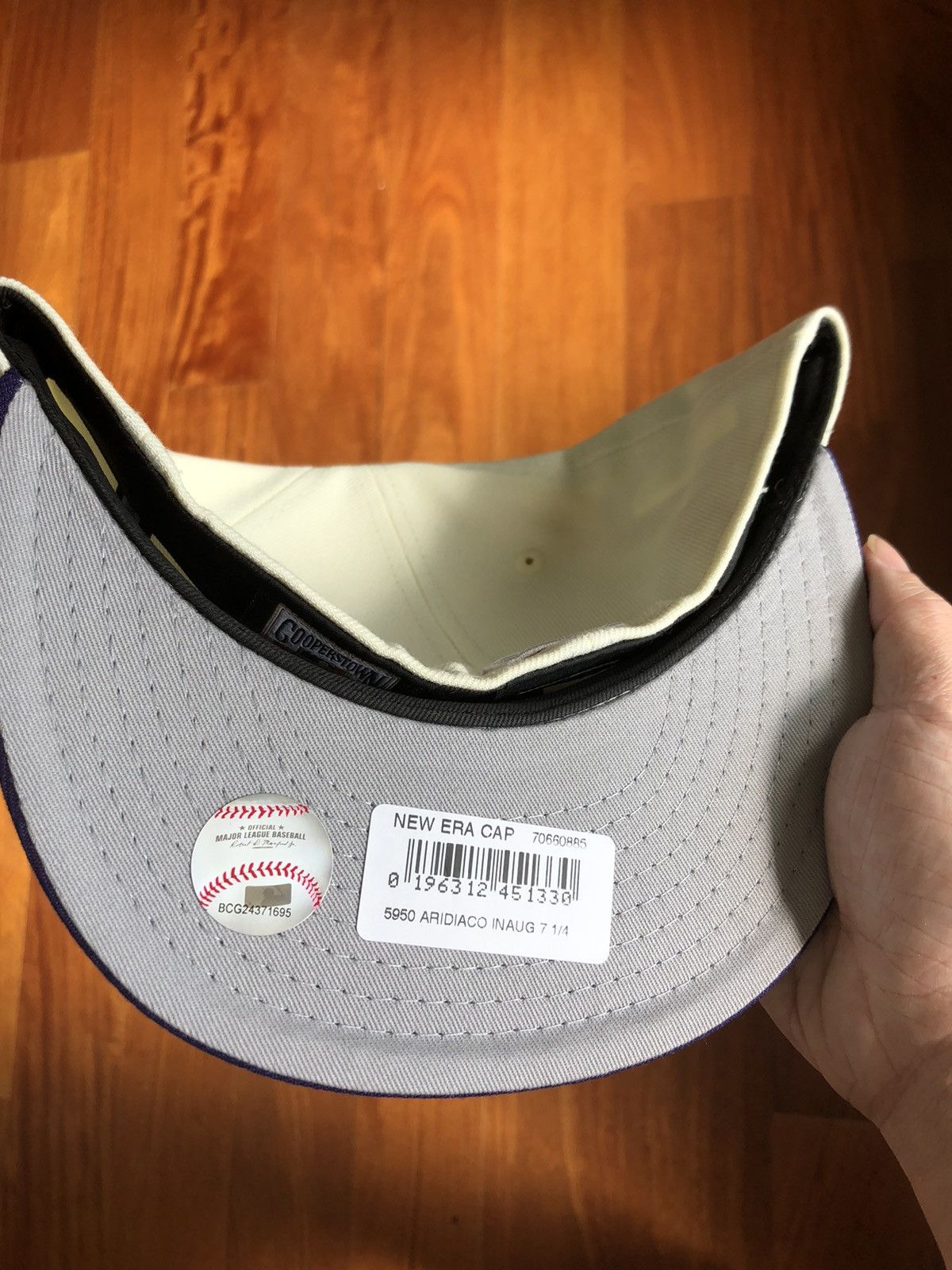 MLB × New Era New Era Off white/Teal Arizona Diamondbacks 7 1/4 fitted Fam Size ONE SIZE - 3 Thumbnail
