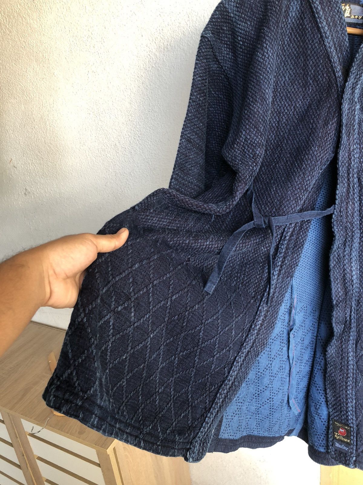 Blue Blue Japan 70s Denim Jacket Woven Indogo Dyed Samurai Visvim Inspired Size US L / EU 52-54 / 3 - 11 Thumbnail