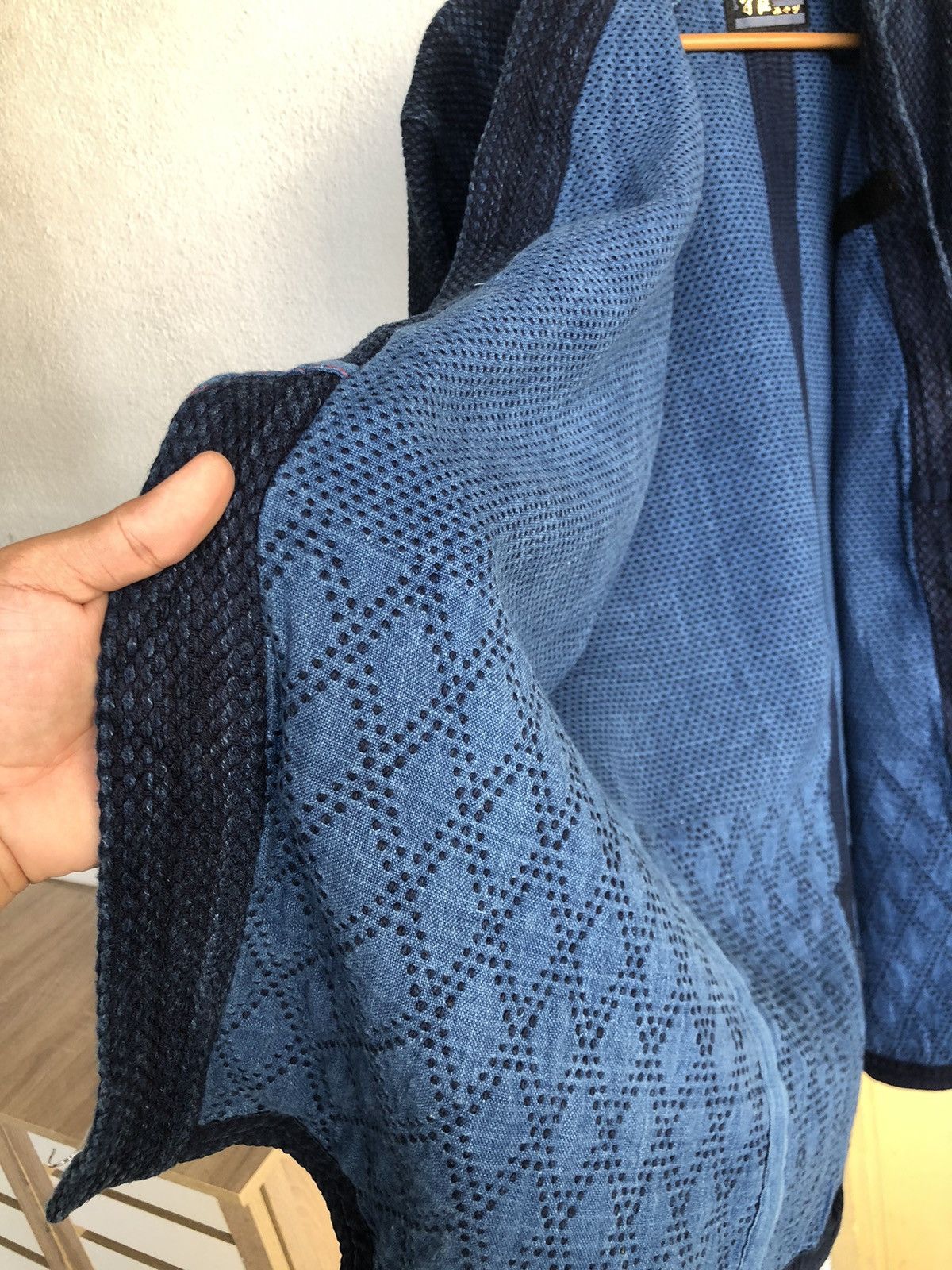 Blue Blue Japan 70s Denim Jacket Woven Indogo Dyed Samurai Visvim Inspired Size US L / EU 52-54 / 3 - 17 Thumbnail