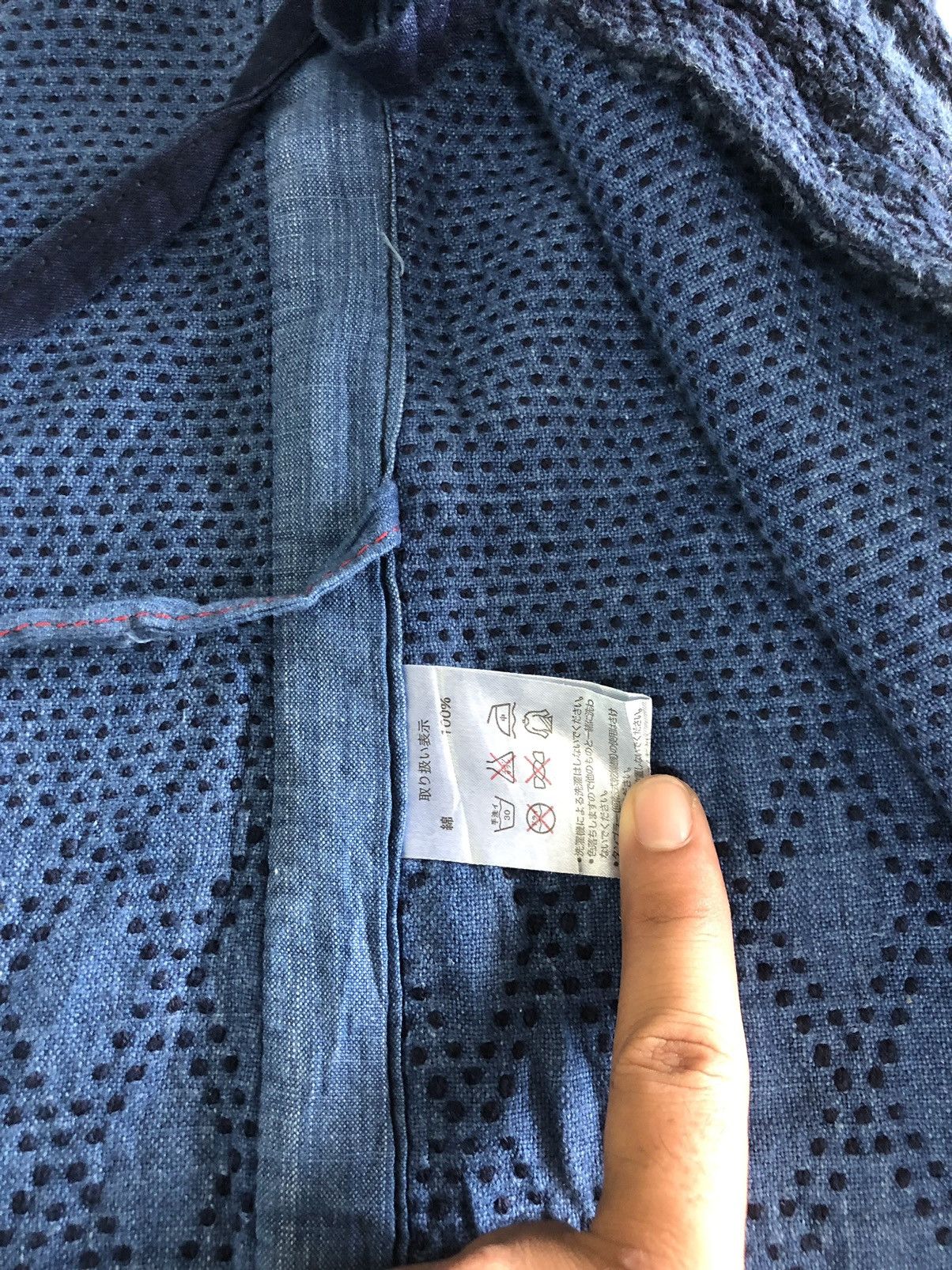 Blue Blue Japan 70s Denim Jacket Woven Indogo Dyed Samurai Visvim Inspired Size US L / EU 52-54 / 3 - 14 Thumbnail