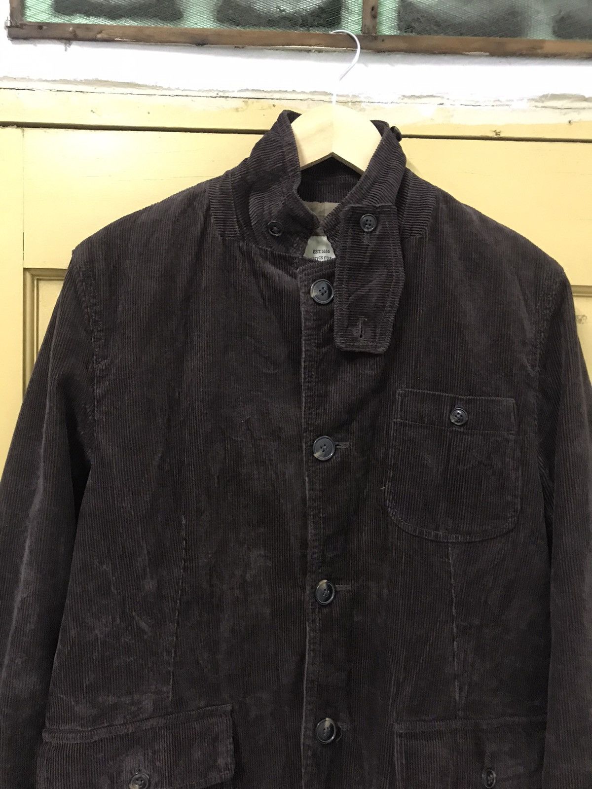 Vintage Vintagr Harvard Boston Brown Corduroy Chore Jacket Size US L / EU 52-54 / 3 - 11 Thumbnail