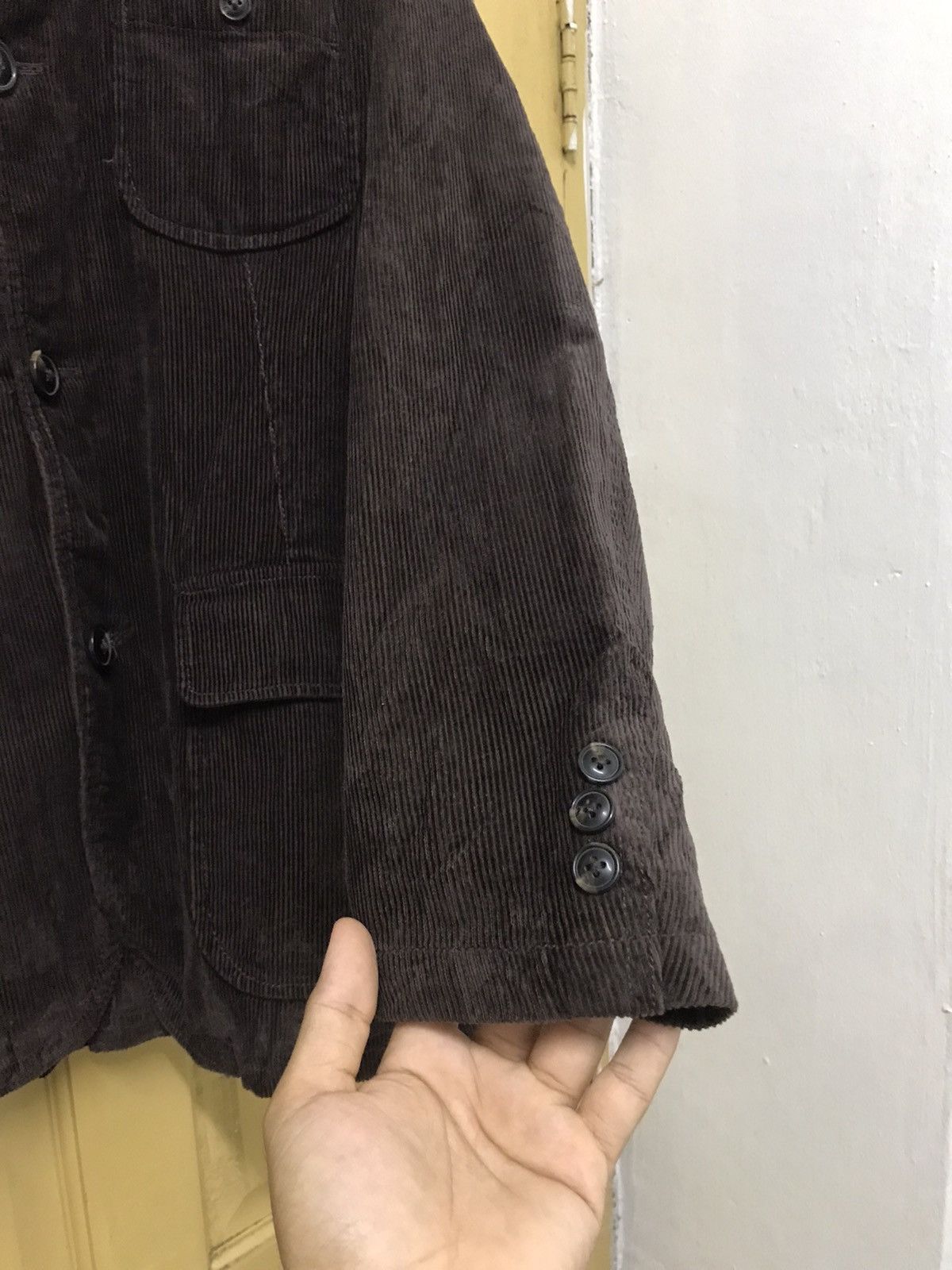 Vintage Vintagr Harvard Boston Brown Corduroy Chore Jacket Size US L / EU 52-54 / 3 - 8 Thumbnail