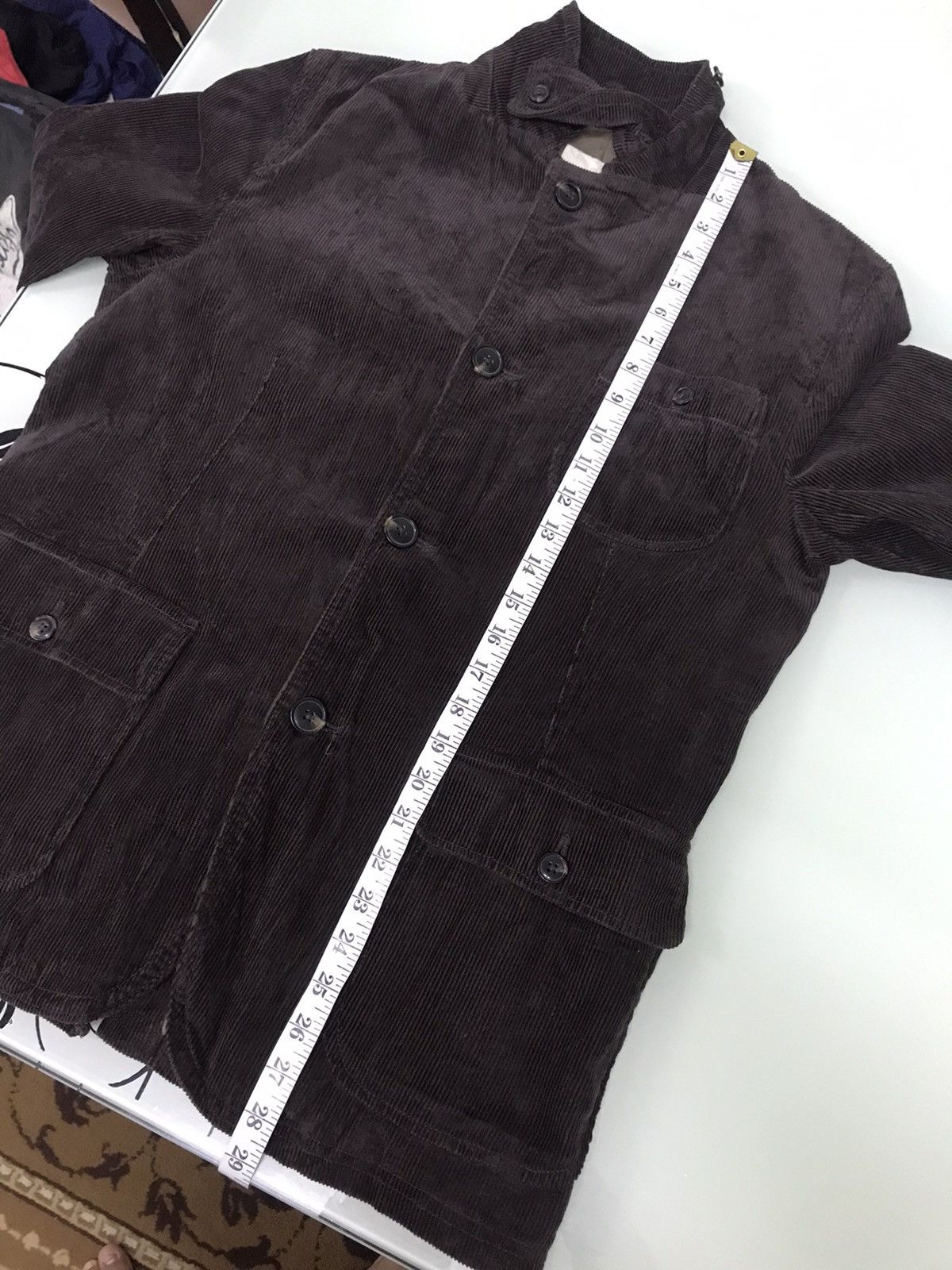 Vintage Vintagr Harvard Boston Brown Corduroy Chore Jacket Size US L / EU 52-54 / 3 - 18 Thumbnail