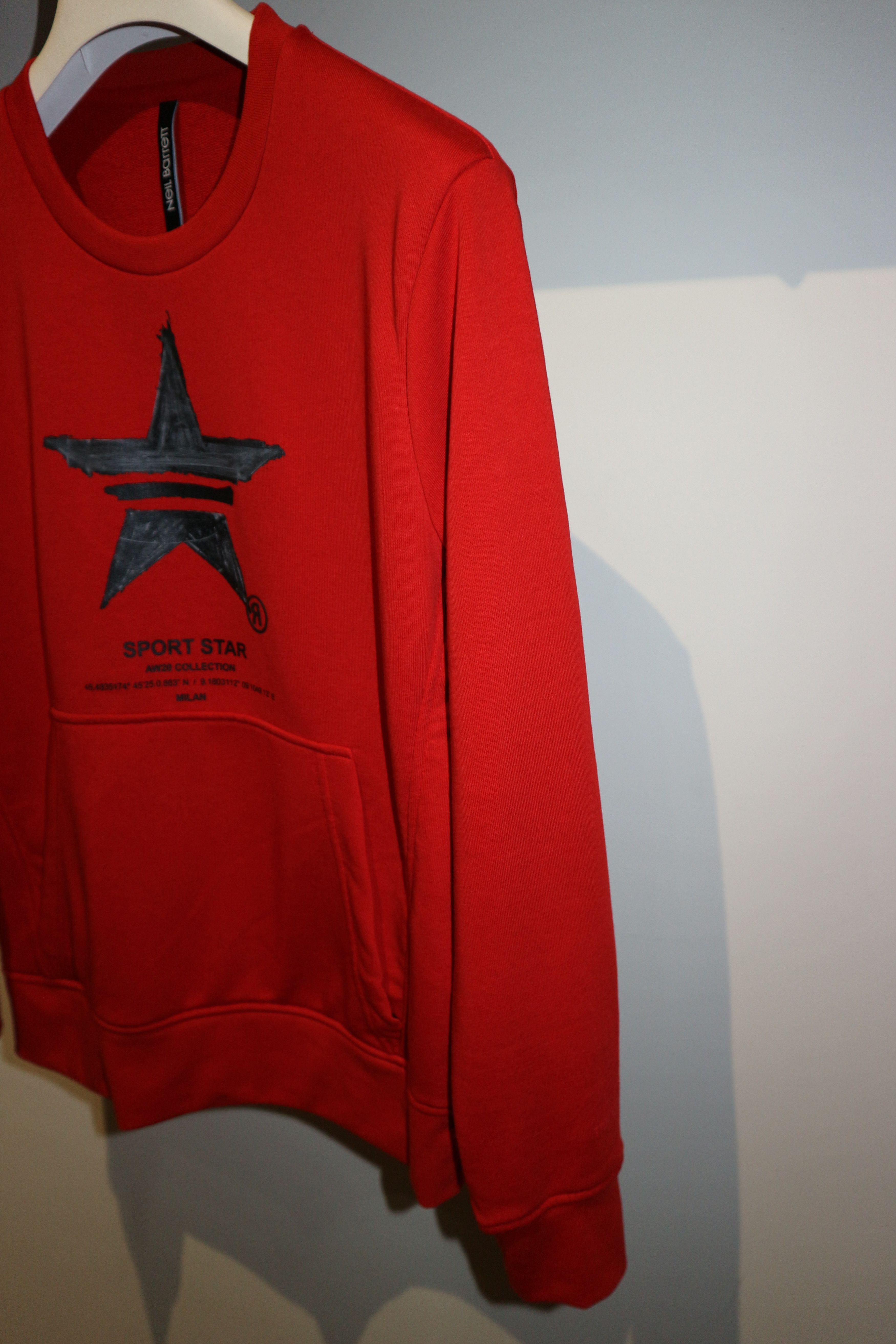 Neil Barrett Sport star print sweatshirt Size US XXL / EU 58 / 5 - 6 Thumbnail