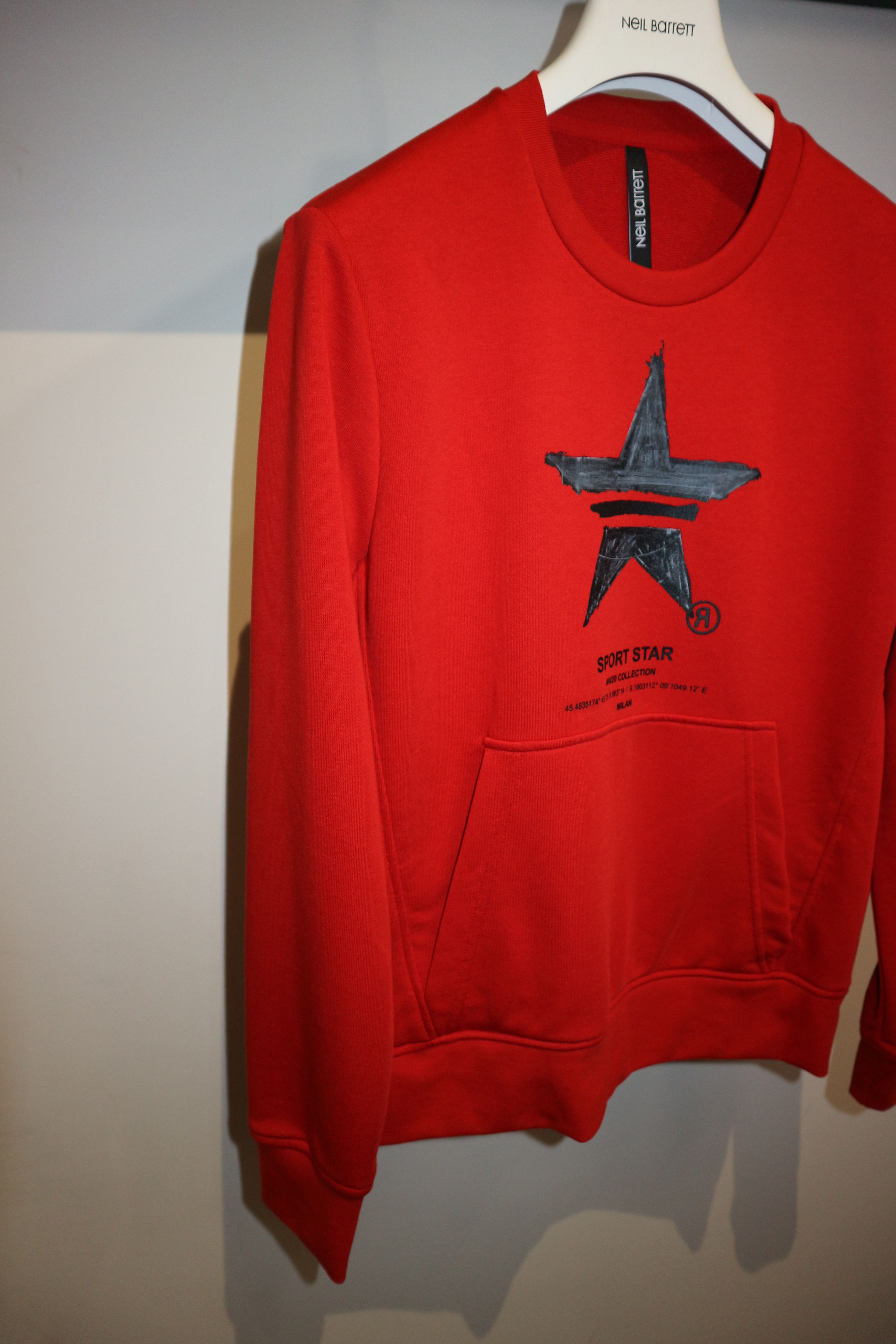 Neil Barrett Sport star print sweatshirt Size US L / EU 52-54 / 3 - 2 Thumbnail